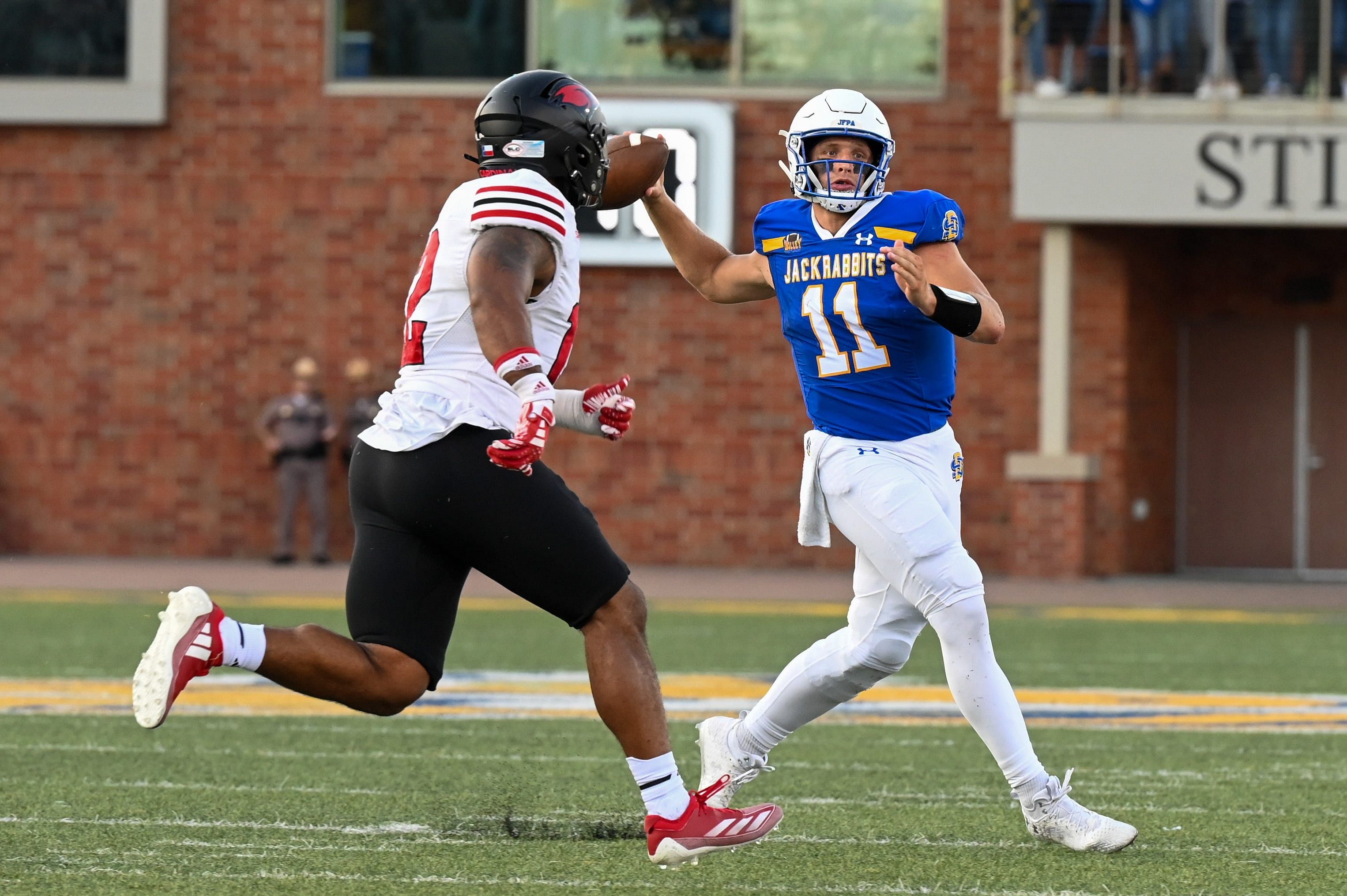 South Dakota State&#039;s Mark Gronowski has started slow in 2024 but is a superstar QB (Image Credit: IMAGN)