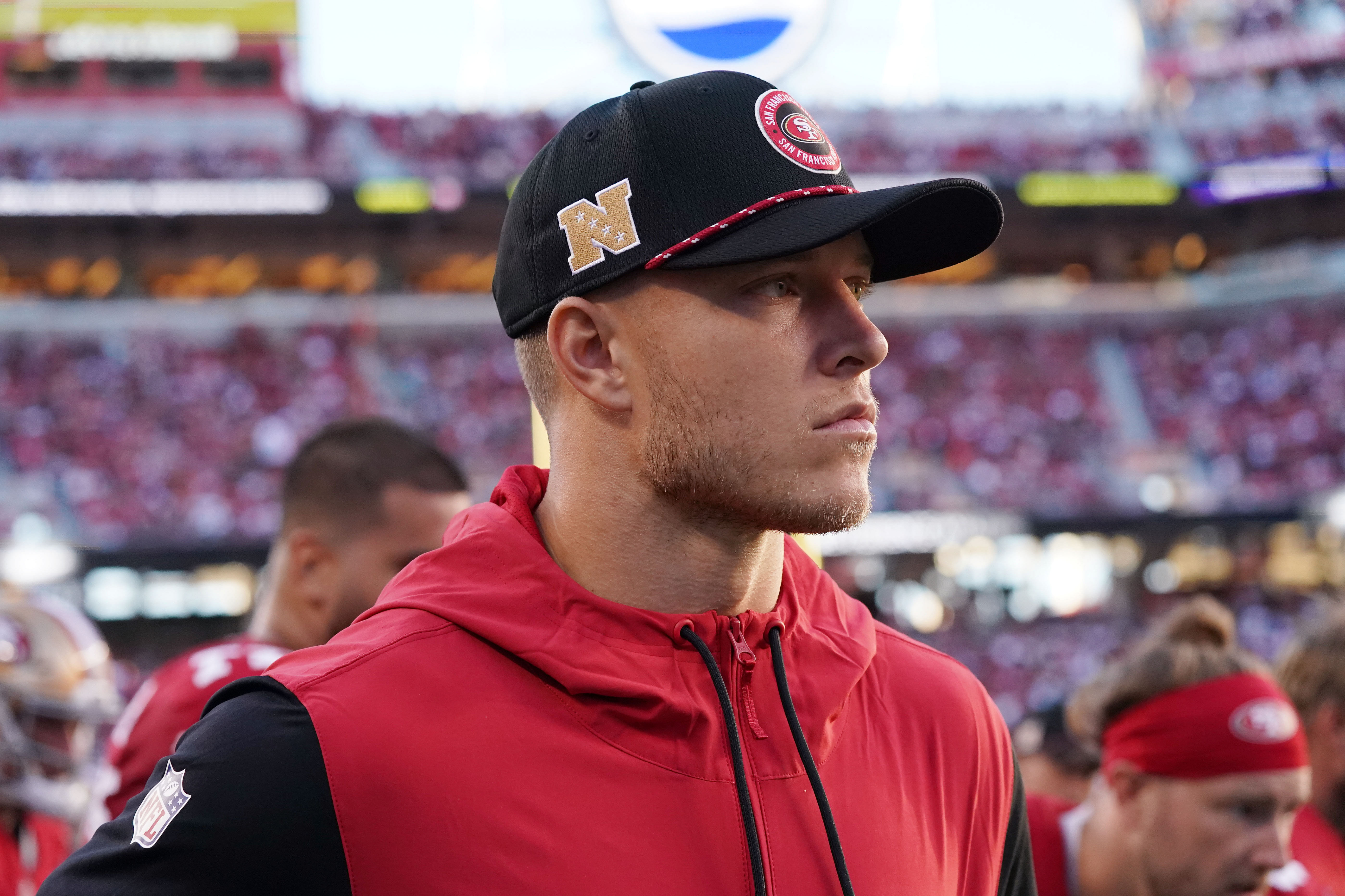 Christian McCaffrey at New York Jets at San Francisco 49ers - Source: Imagn