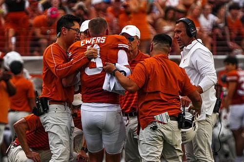 Quinn Ewers's Week 3 injury has complicated Texas's season significantly. (Photo Credit: IMAGN)