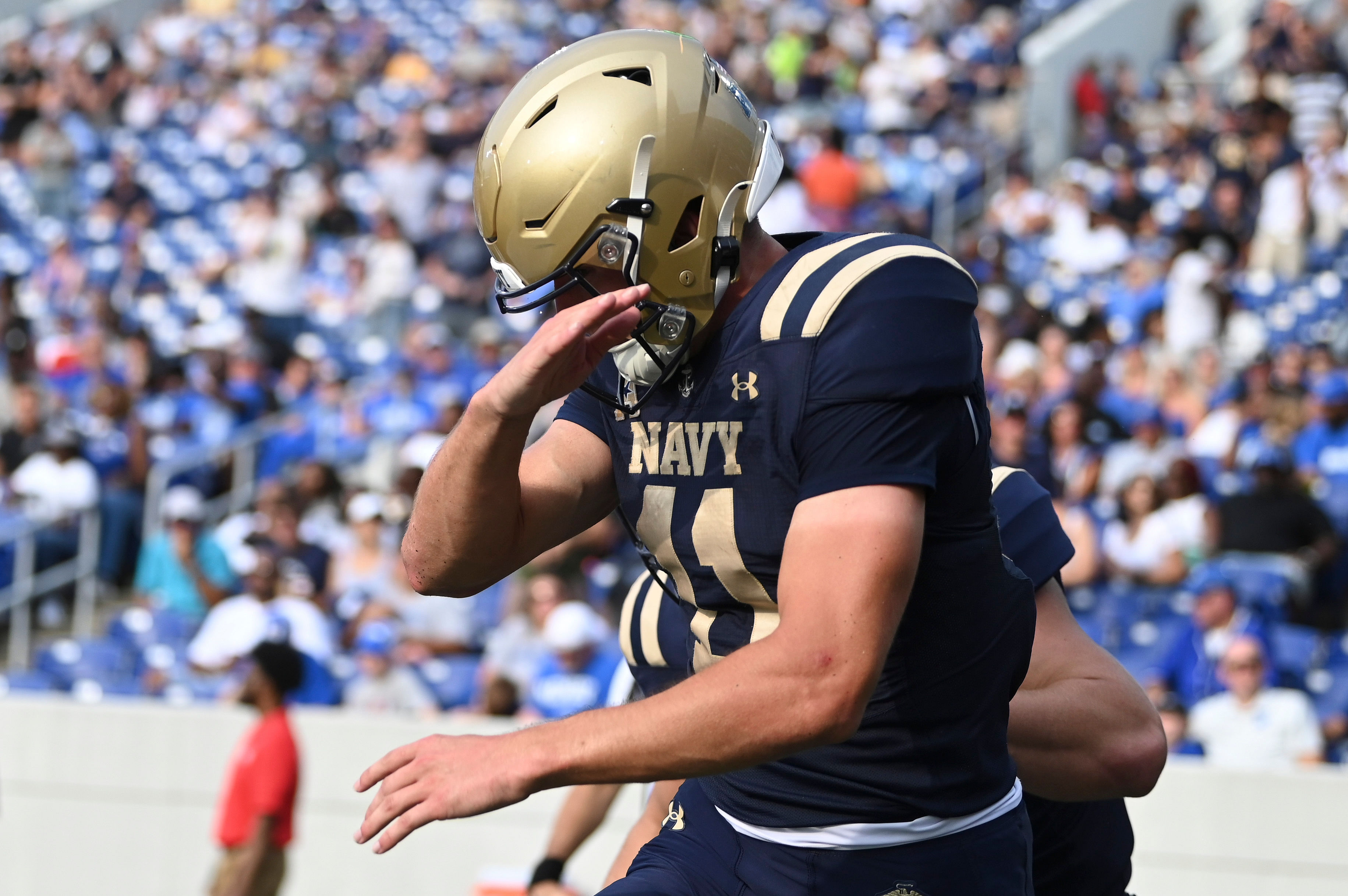 Navy Midshipmen QB Blake Horvath - Source: Imagn