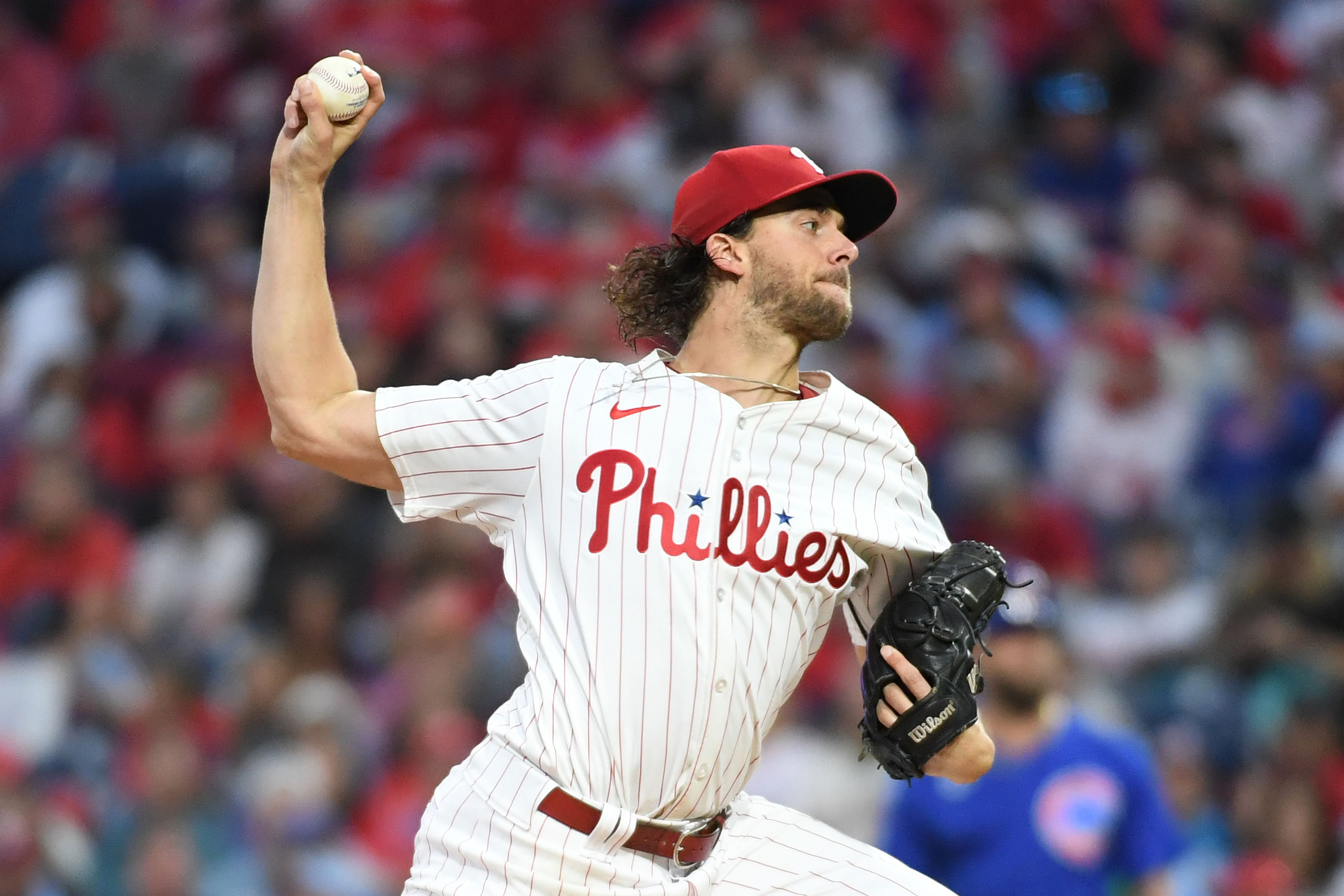 Aaron Nola will start for the Phillies (Imagn)