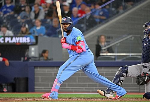 Vladimir Guerrero Jr. was named AL Comeback Player of the Year by Sporting News (Photo Credit: IMAGN)