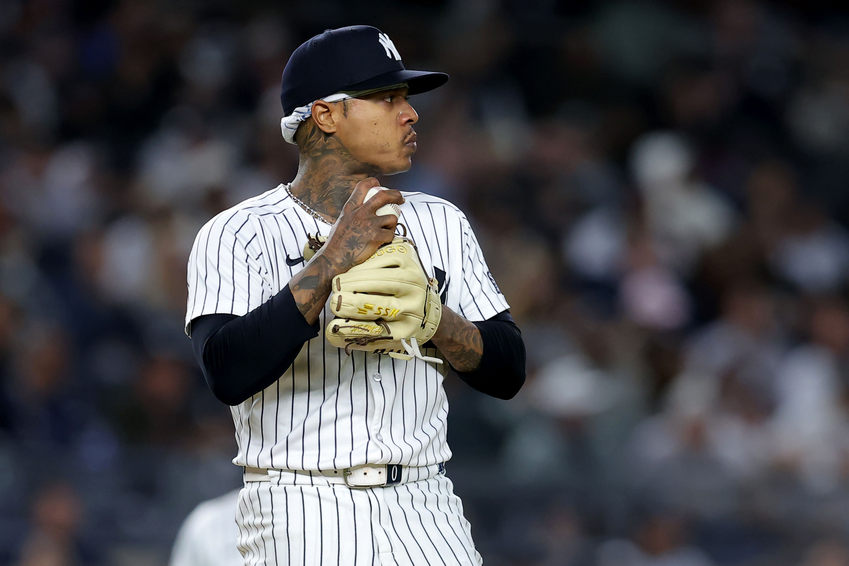 Marcus Stroman joined on a two-year $37 million deal in the offseason. (Photo Credit: IMAGN)