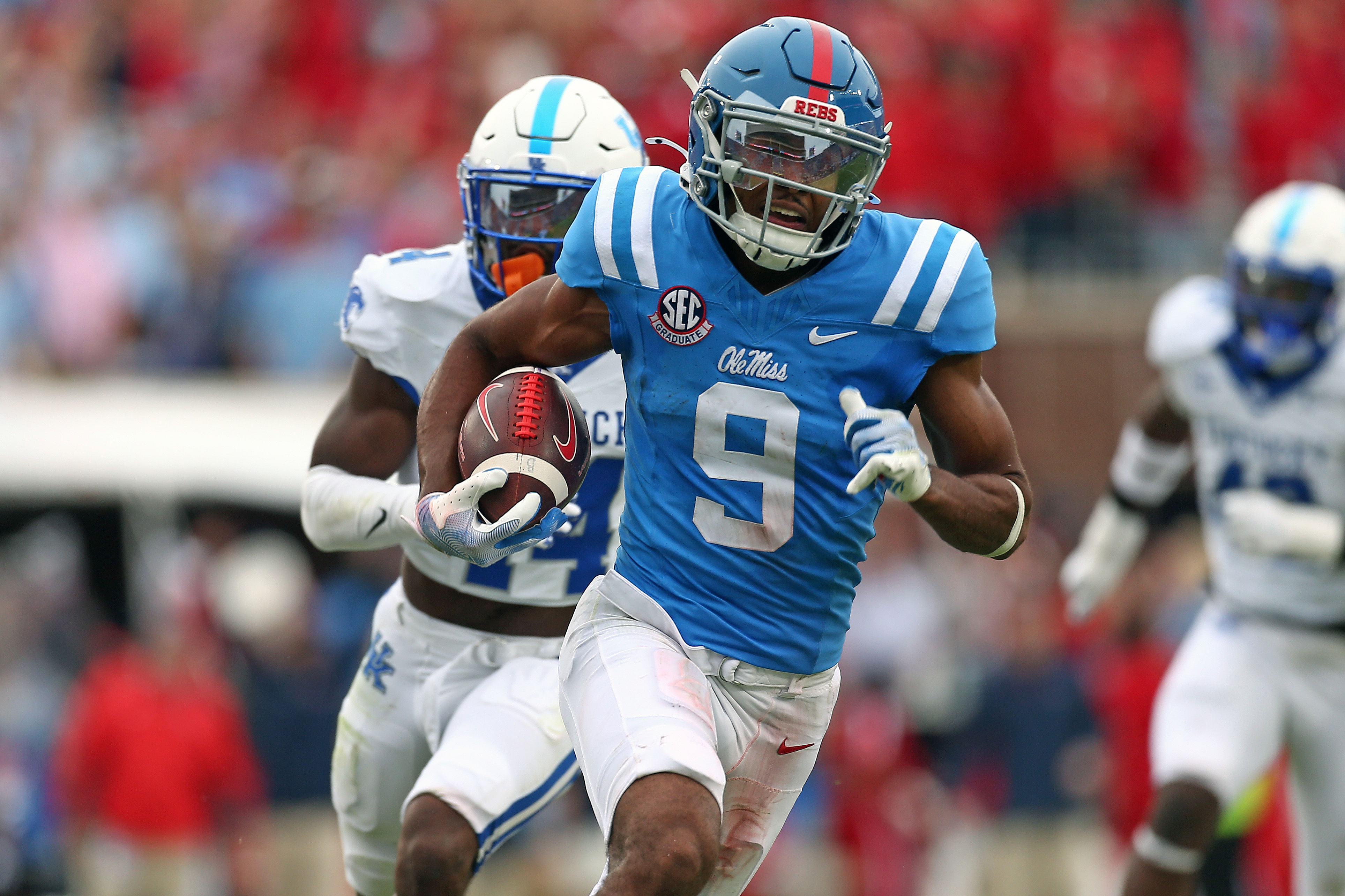 Ole Miss wide receiver Tre Harris had a big game against Kentucky and is a must-see standout in Week 6 action (Image Credit: IMAGN)