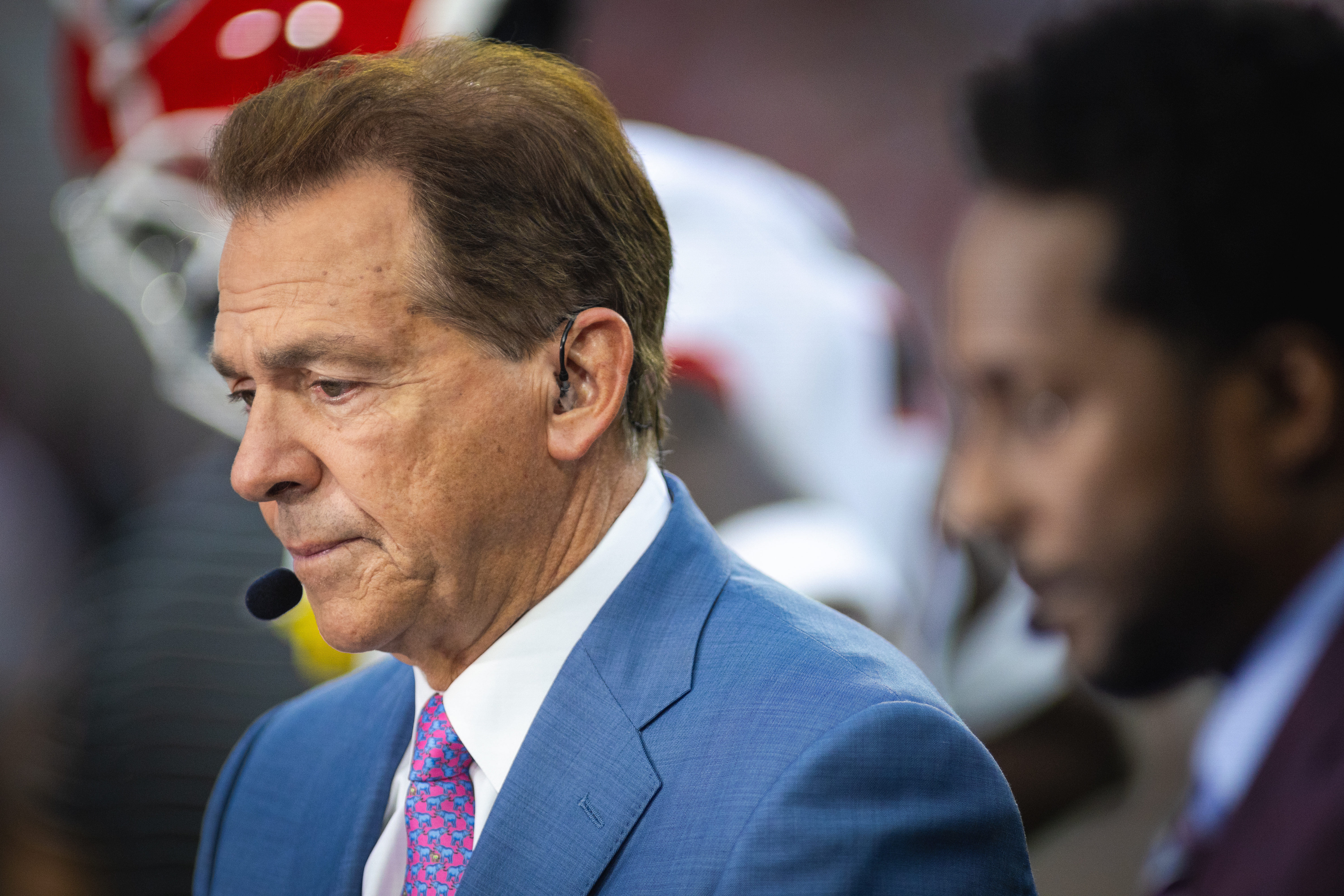 Former Alabama Crimson Tide head coach Nick Saban - Source: Imagn