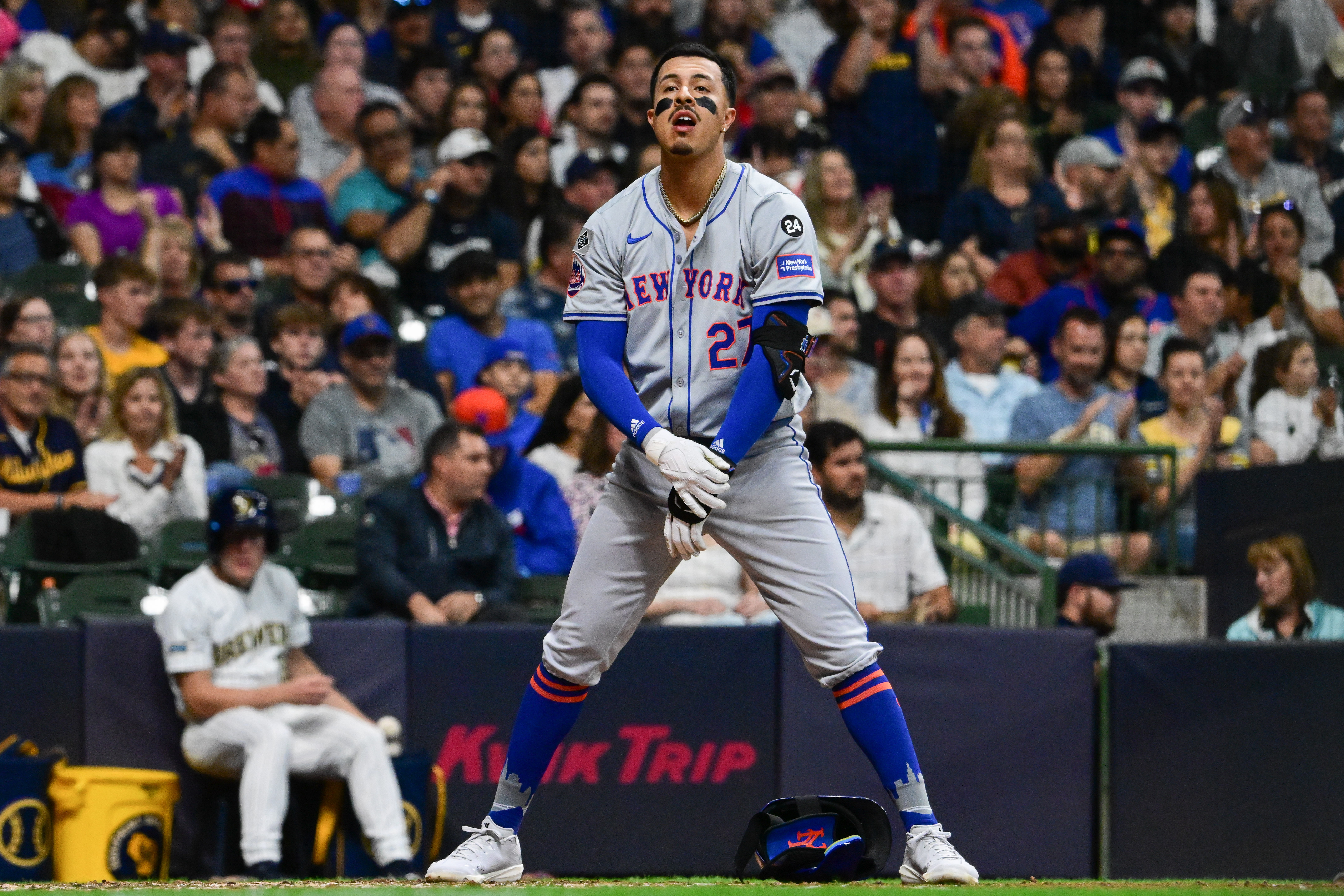 Pick Mark Vientos to hit a home run against the Brewers (Imagn)