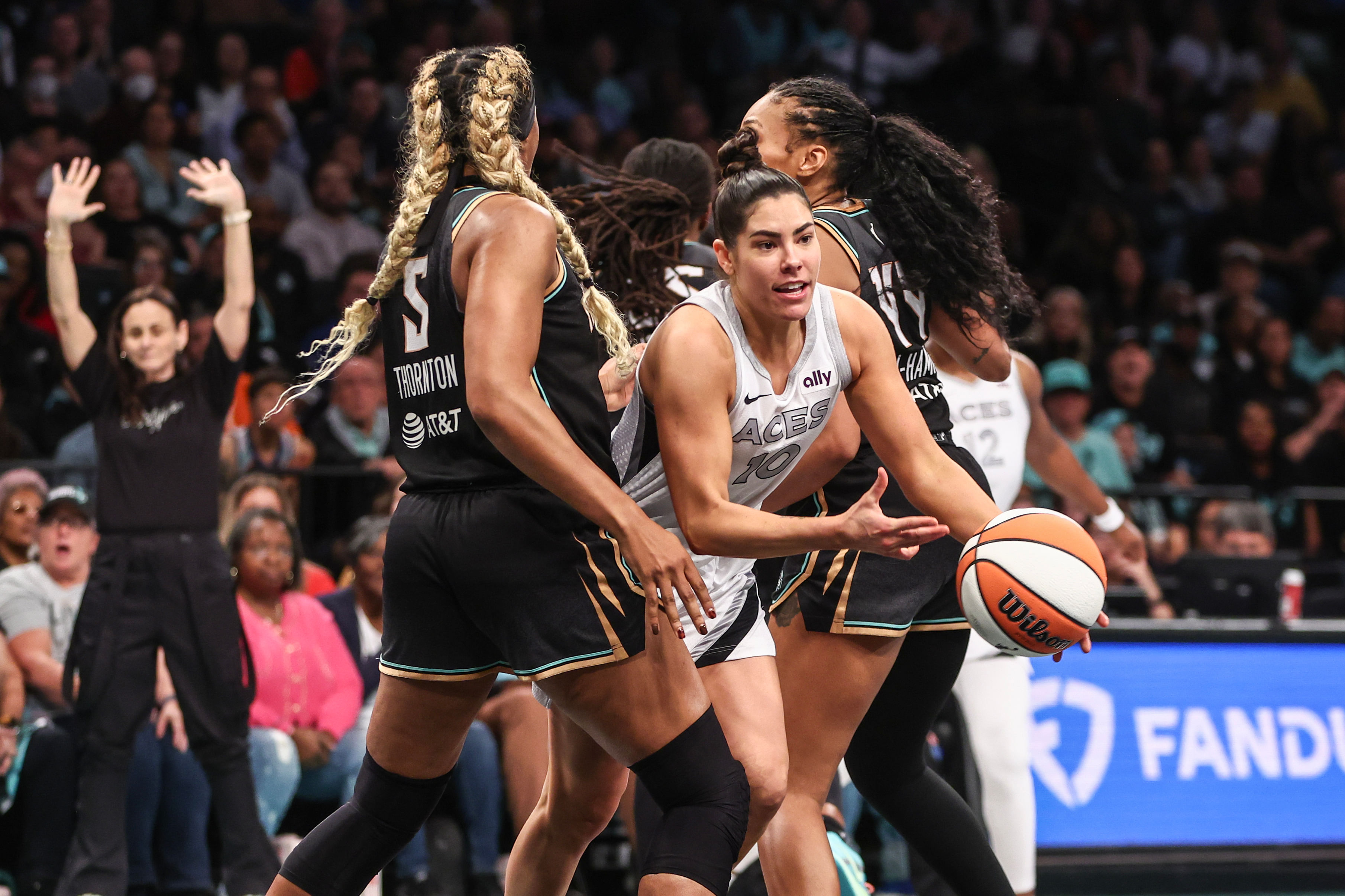 WNBA: Playoffs-Las Vegas Aces at New York Liberty - Source: Imagn