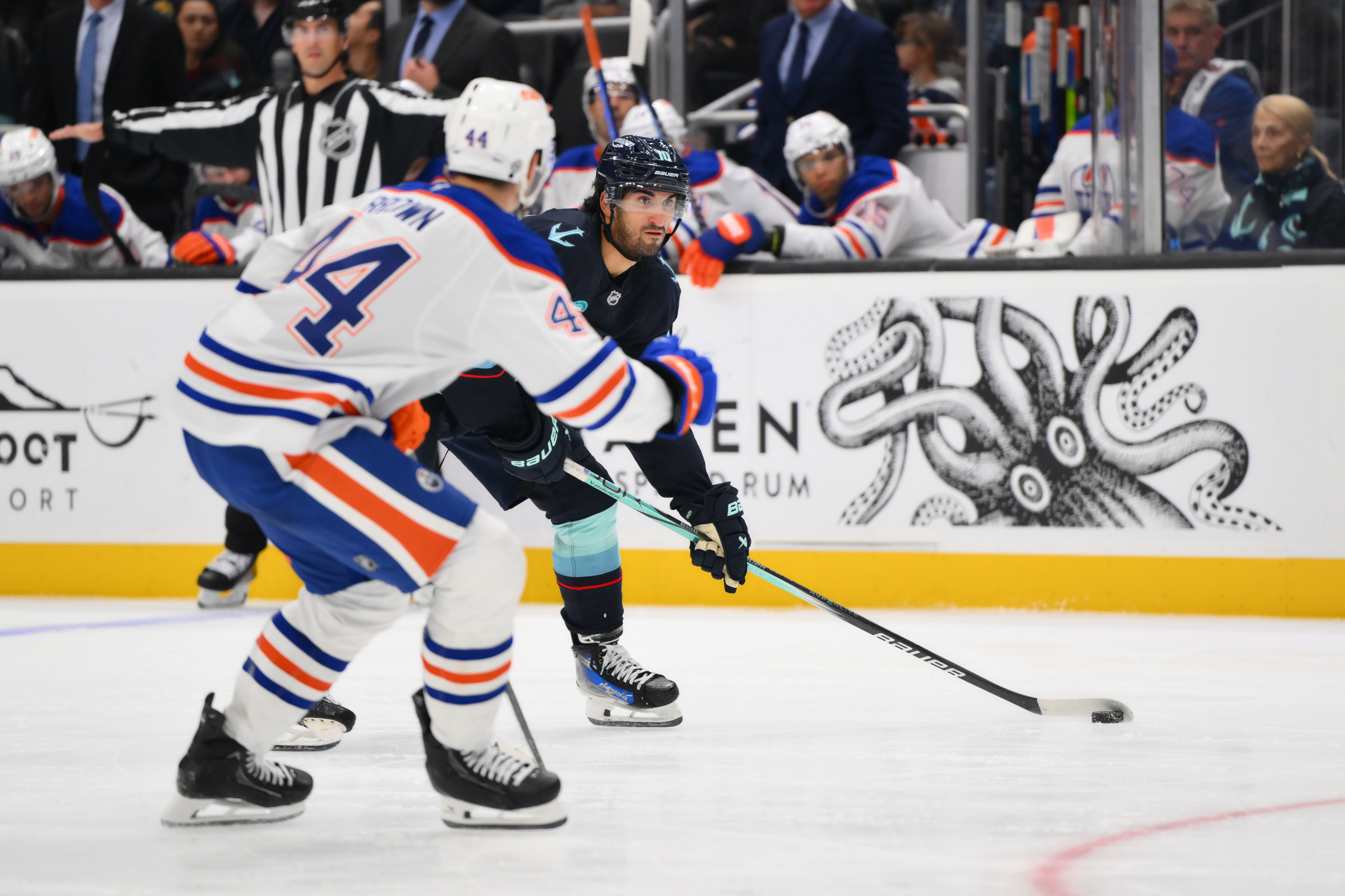 NHL: Preseason-Edmonton Oilers at Seattle Kraken - Source: Imagn