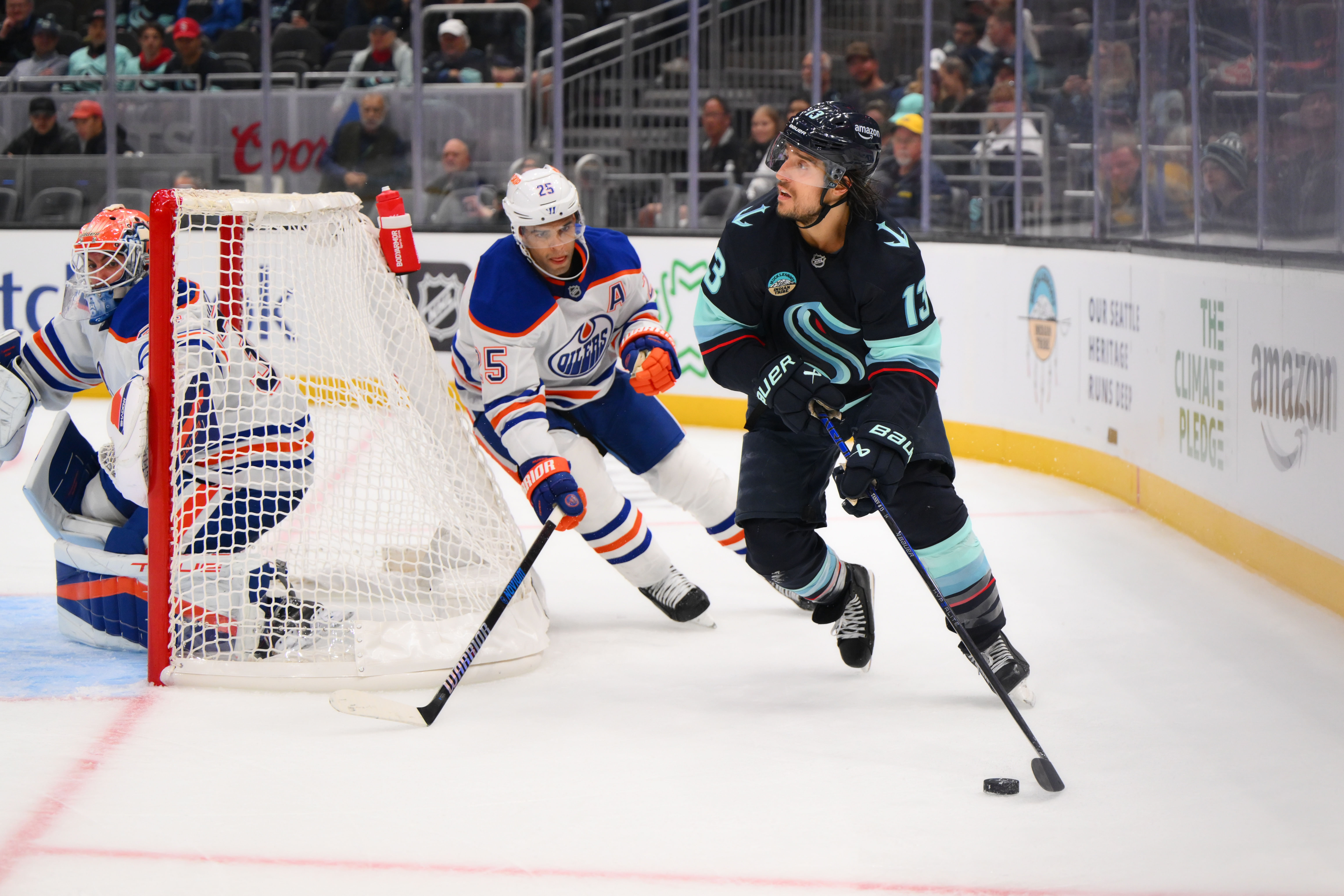 NHL: Preseason-Edmonton Oilers at Seattle Kraken - Source: Imagn