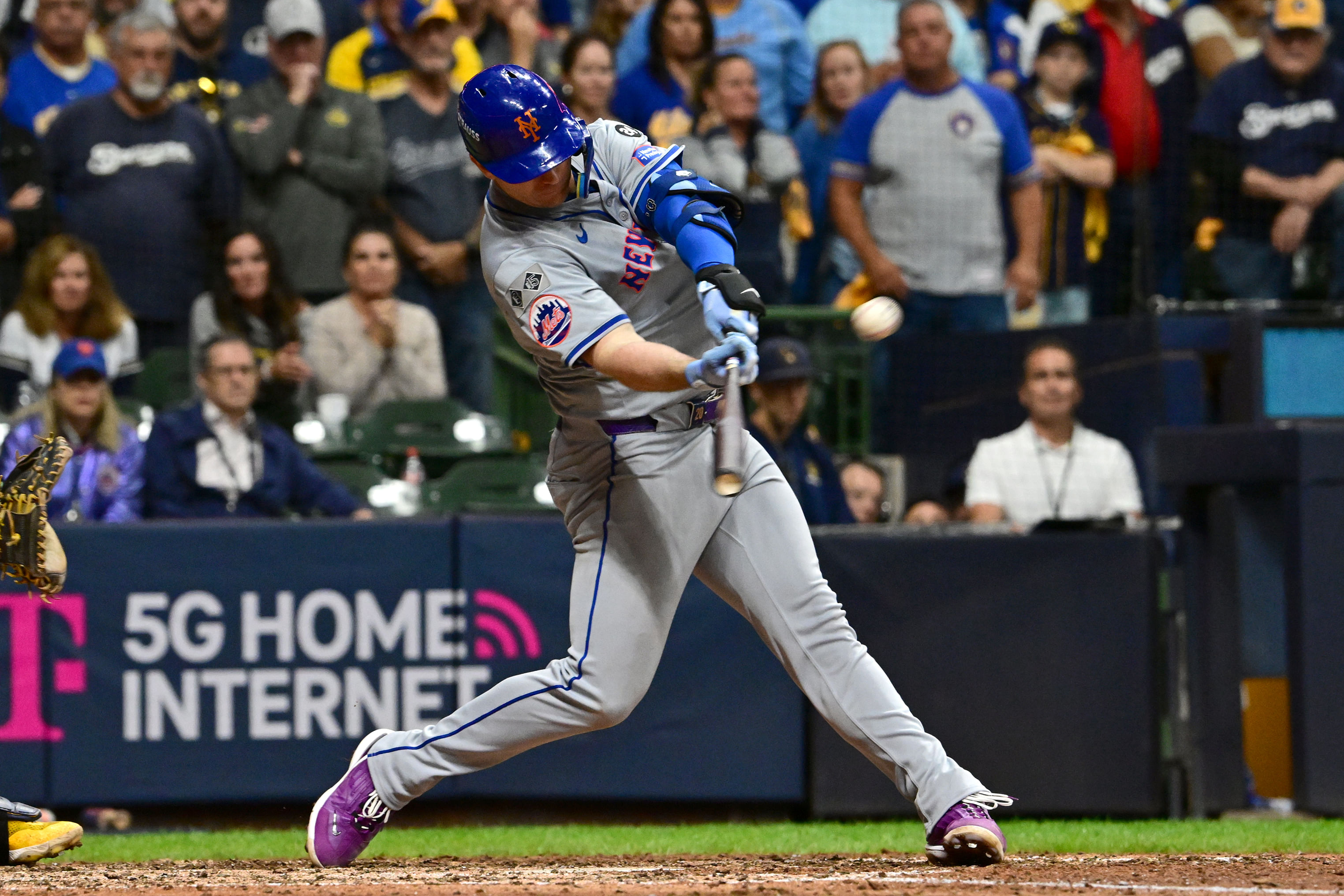 Pete Alonso hit the game-winner MLB Wild Card Series  (Credits: IMAGN)