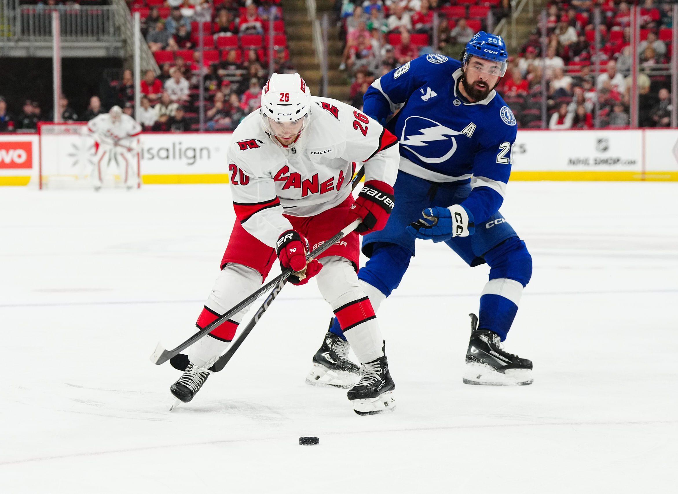 The Hurricanes welcomed the Tampa Bay Lightning (Imagn)