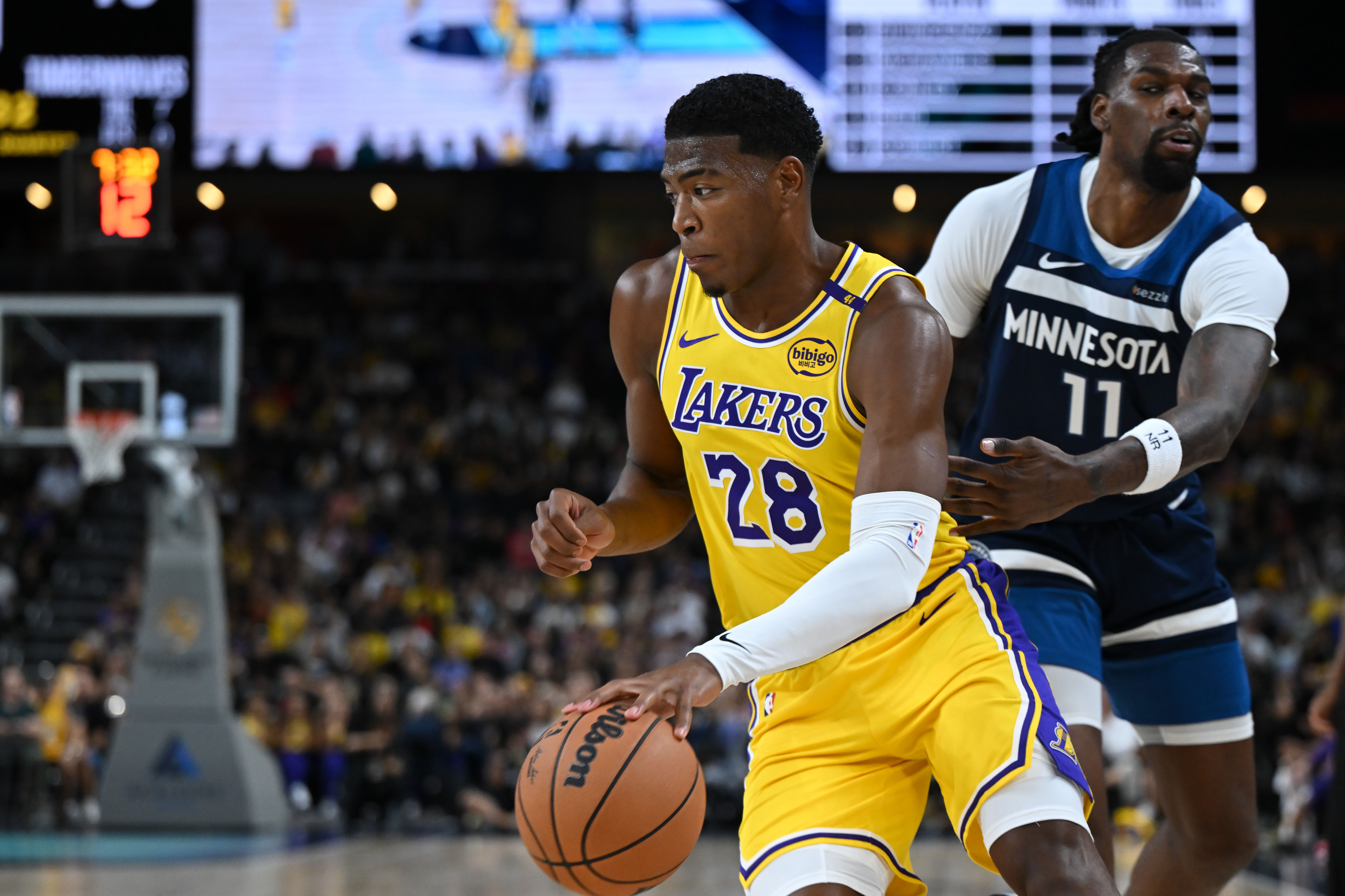 Minnesota Timberwolves vs LA Lakers player stats and box scores for Oct