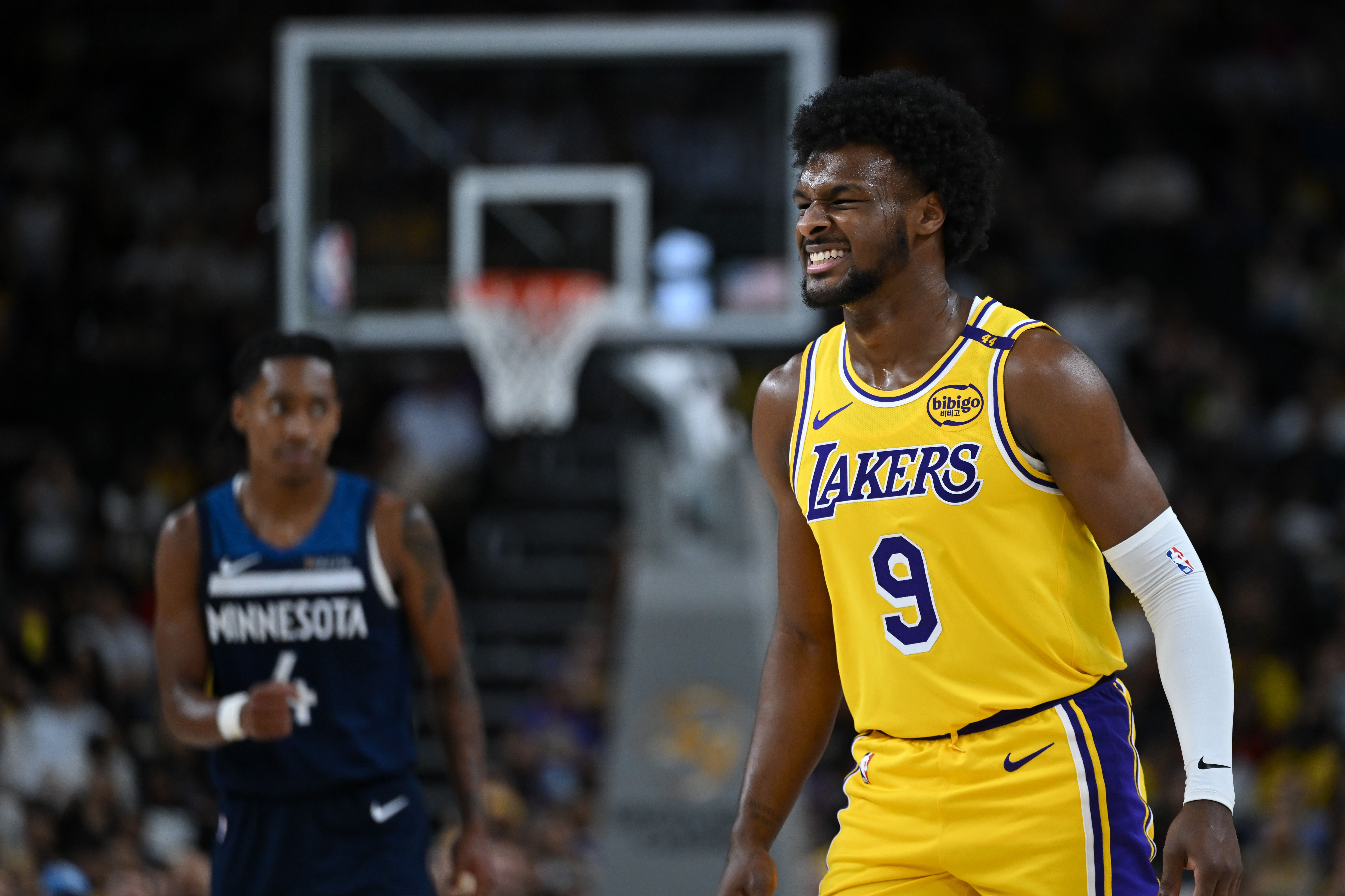 NBA: Preseason-Minnesota Timberwolves at Los Angeles Lakers - Source: Imagn