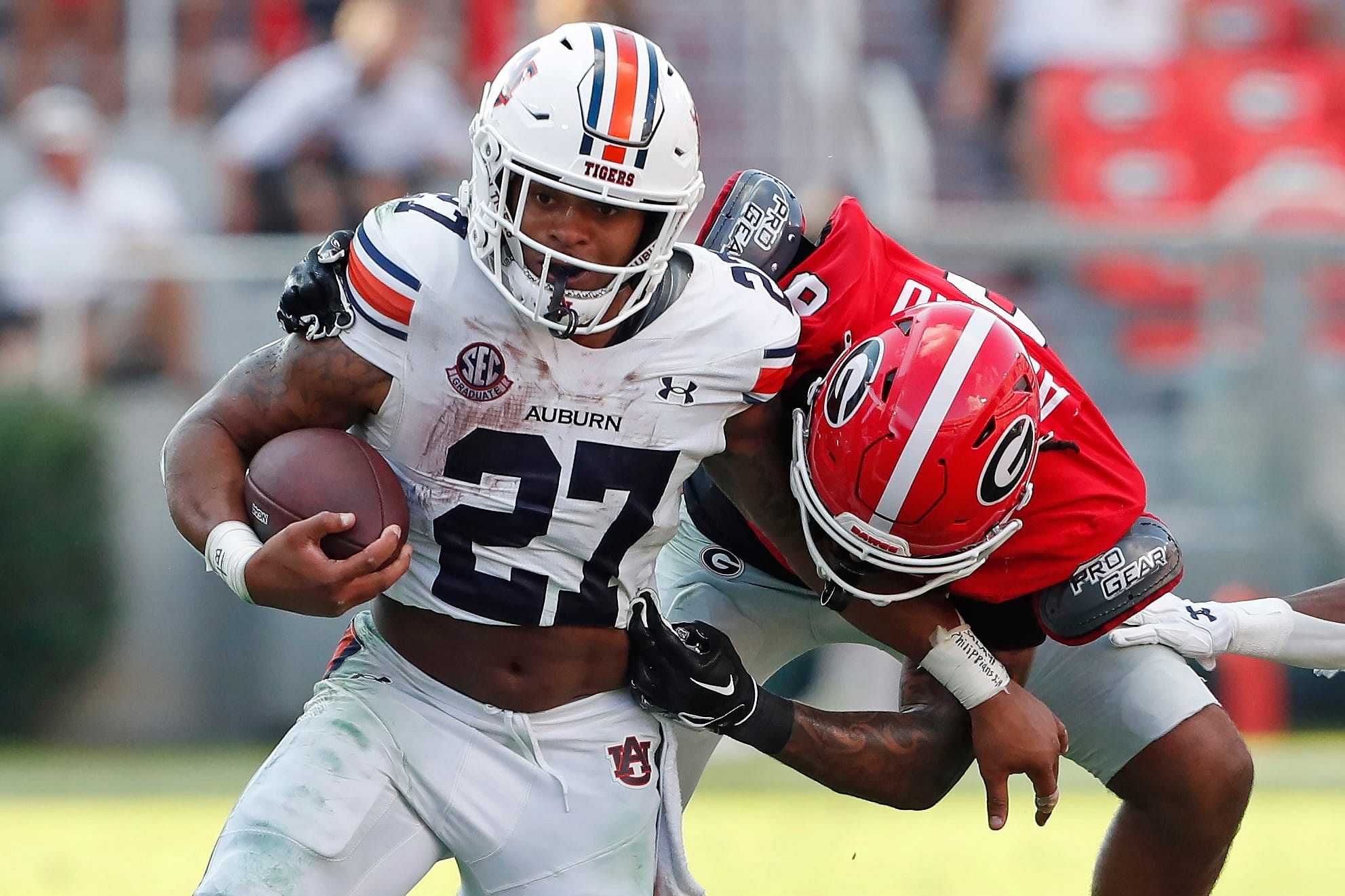 Bulldogs vs. Auburn Tigers player stats Game