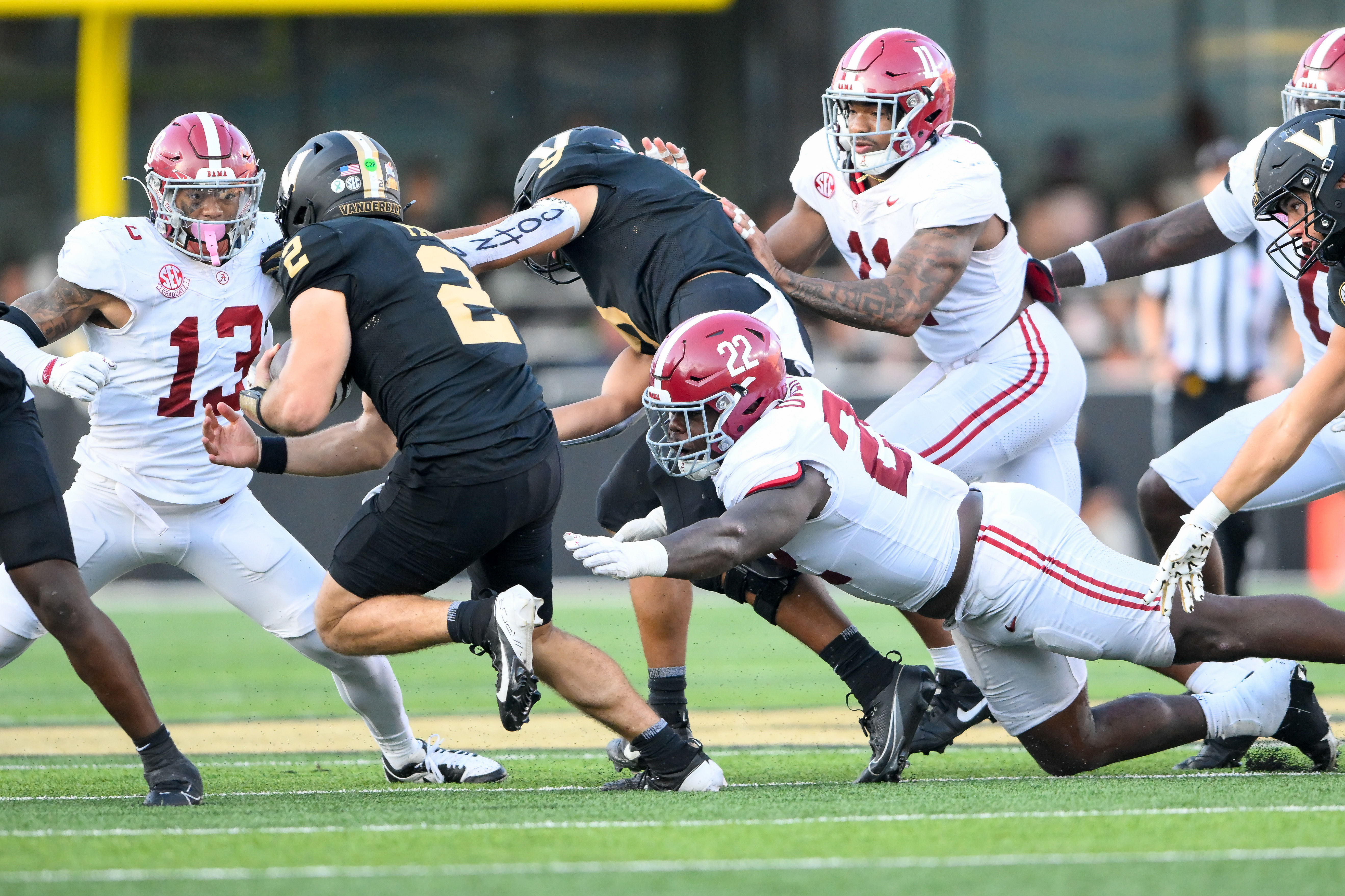 NCAA Football: Alabama at Vanderbilt - Source: Imagn