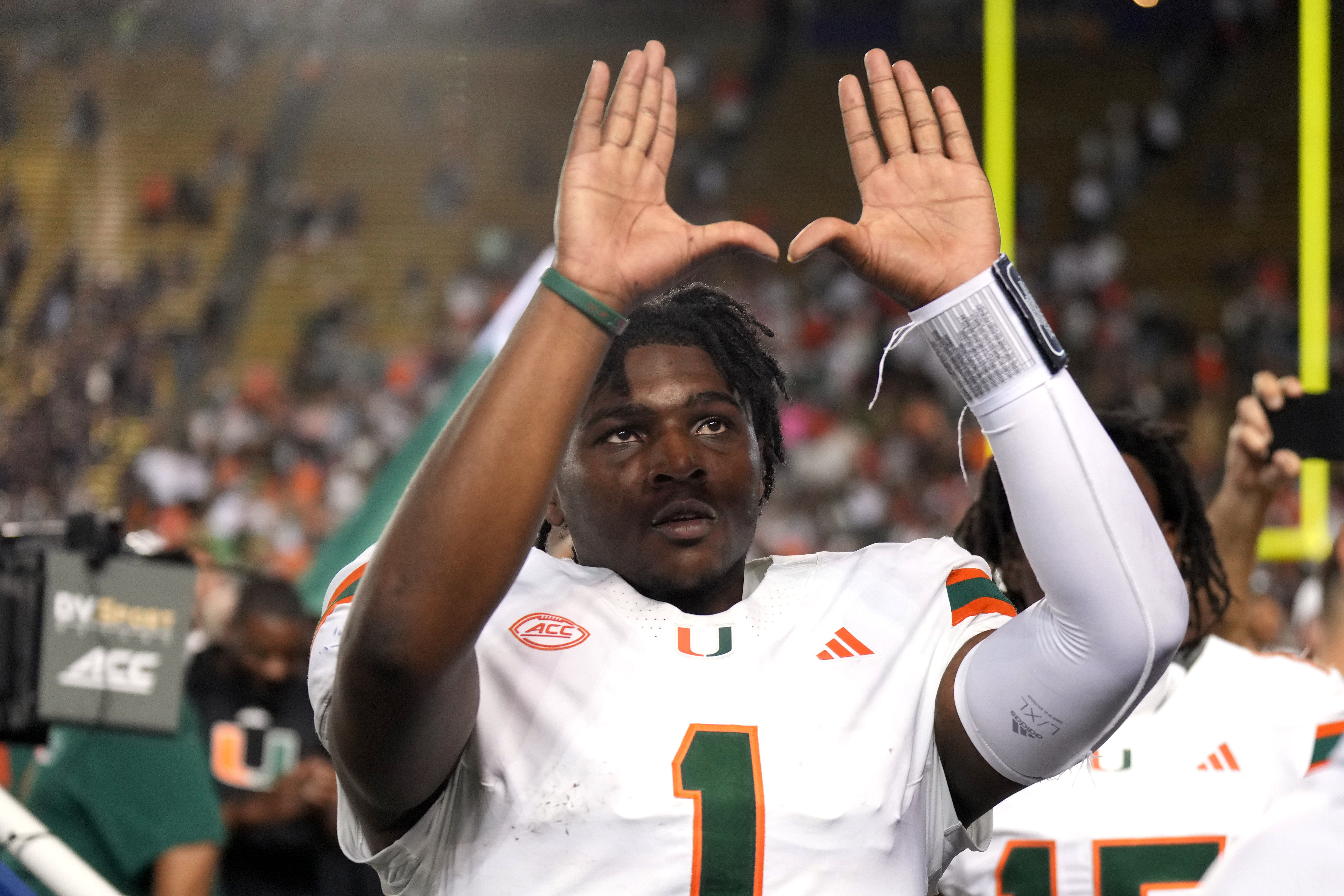 Miami Hurricanes QB Cam Ward | Picture credit: Imagn