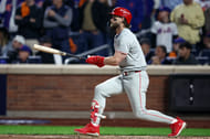 Bryce Harper lamented the loss (Imagn)