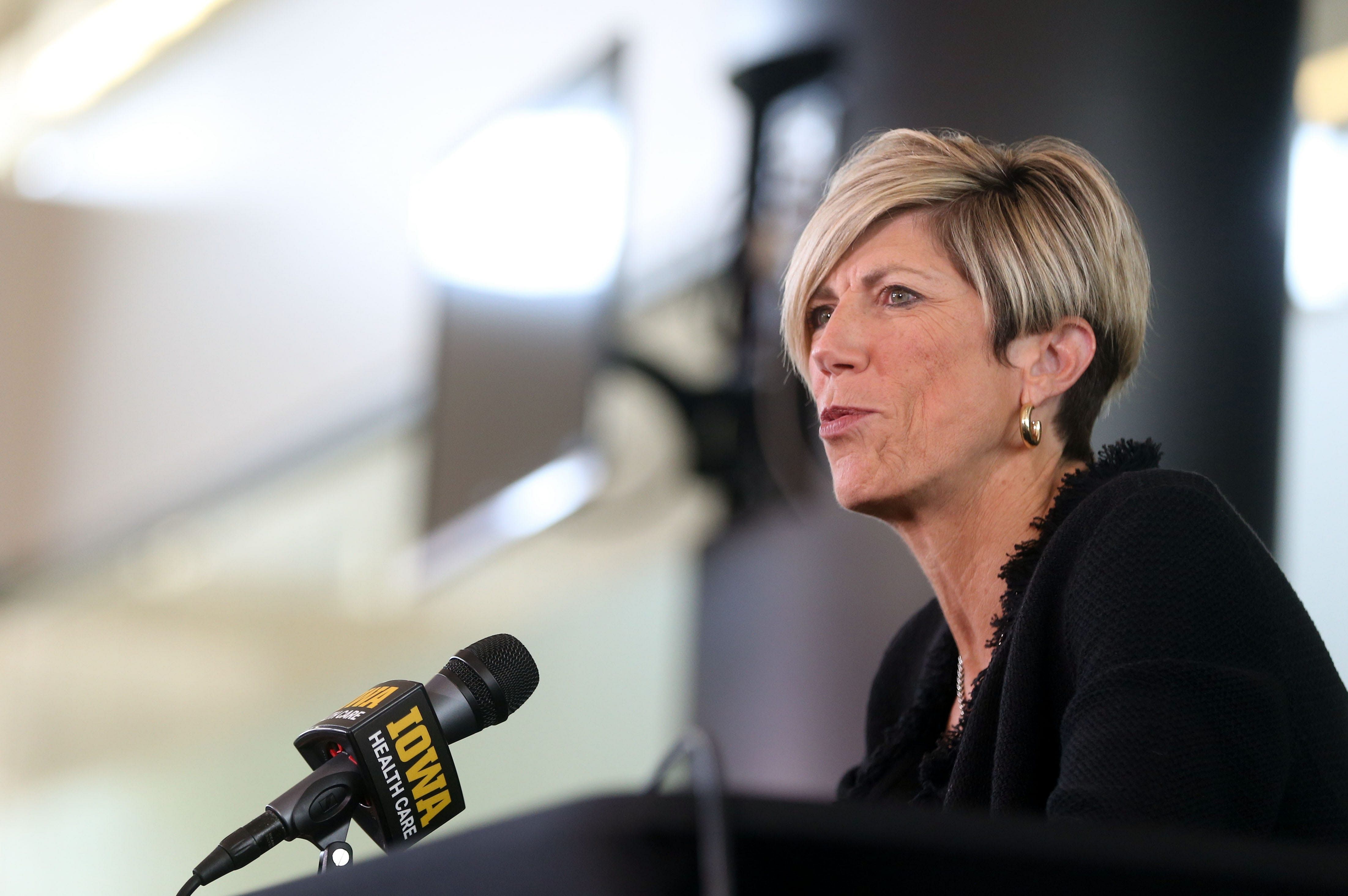 Jan Jensen replaced Lisa Bluder as head coach of Iowa's women's basketball program.