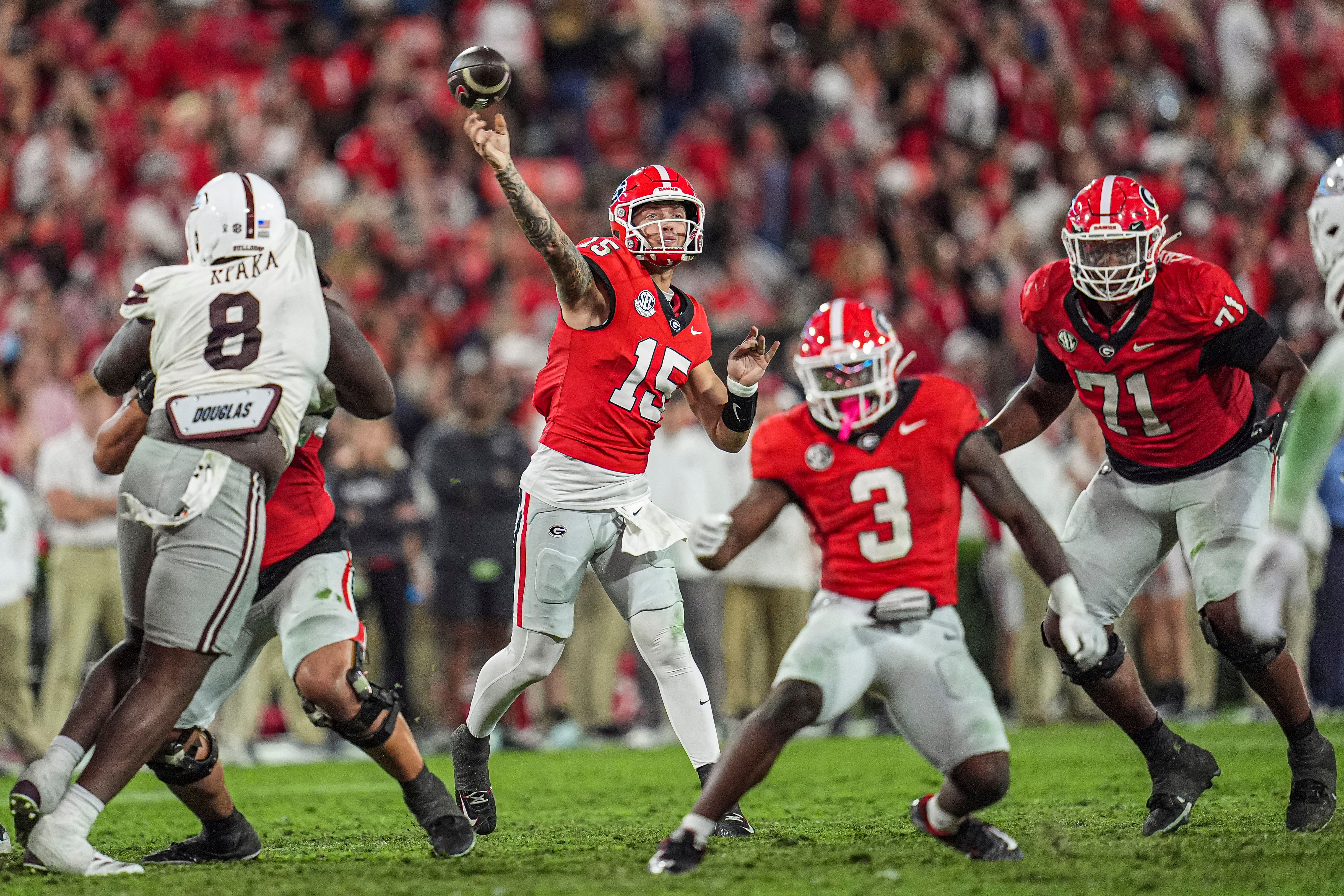 NCAA Football: Mississippi State at Georgia - Source: Imagn