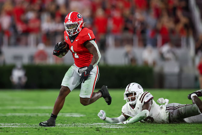 Georgia vs. Texas: Box score, stats and summary feat. Trevor Etienne (Week 8)
