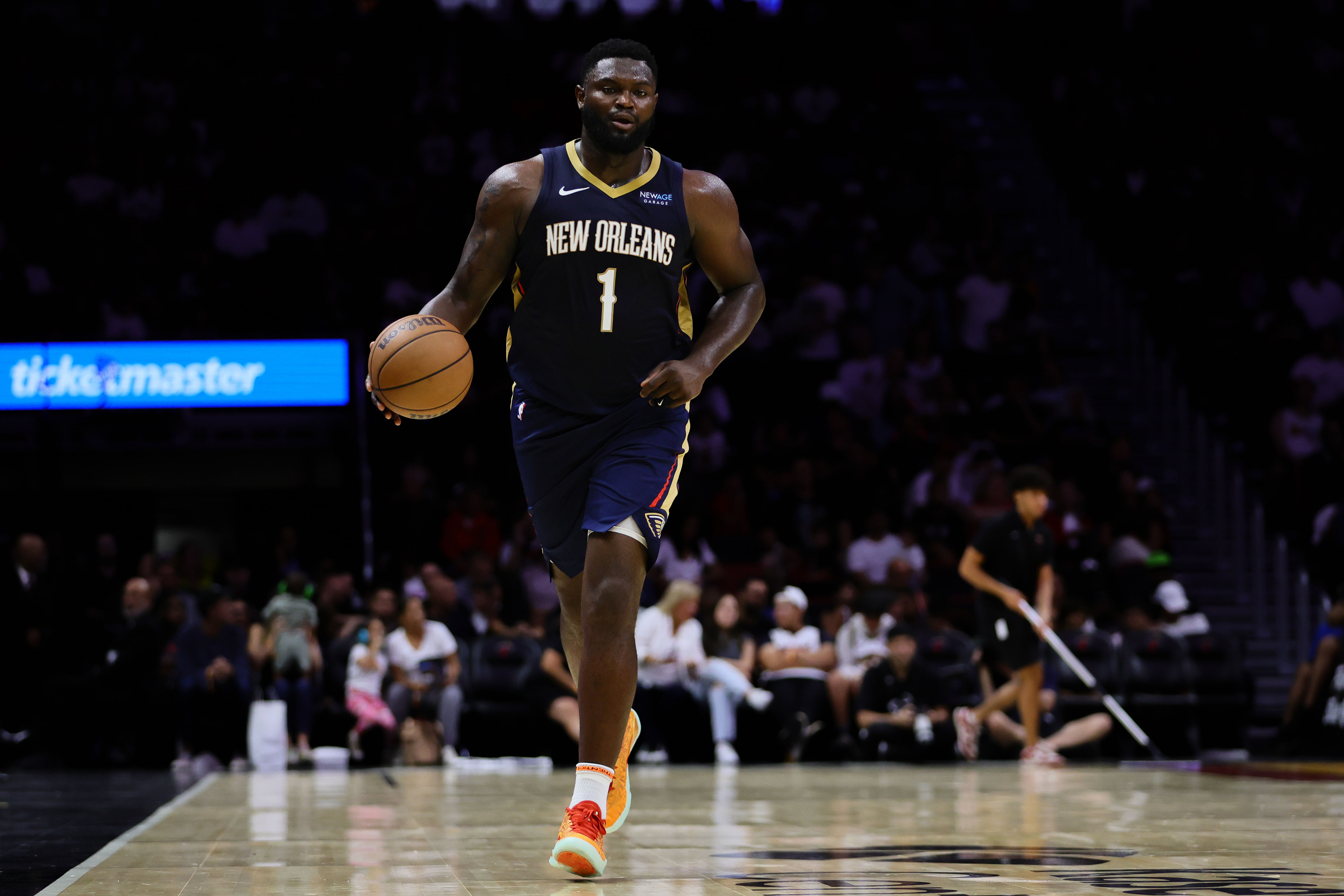 NBA: Preseason-New Orleans Pelicans at Miami Heat - Source: Imagn