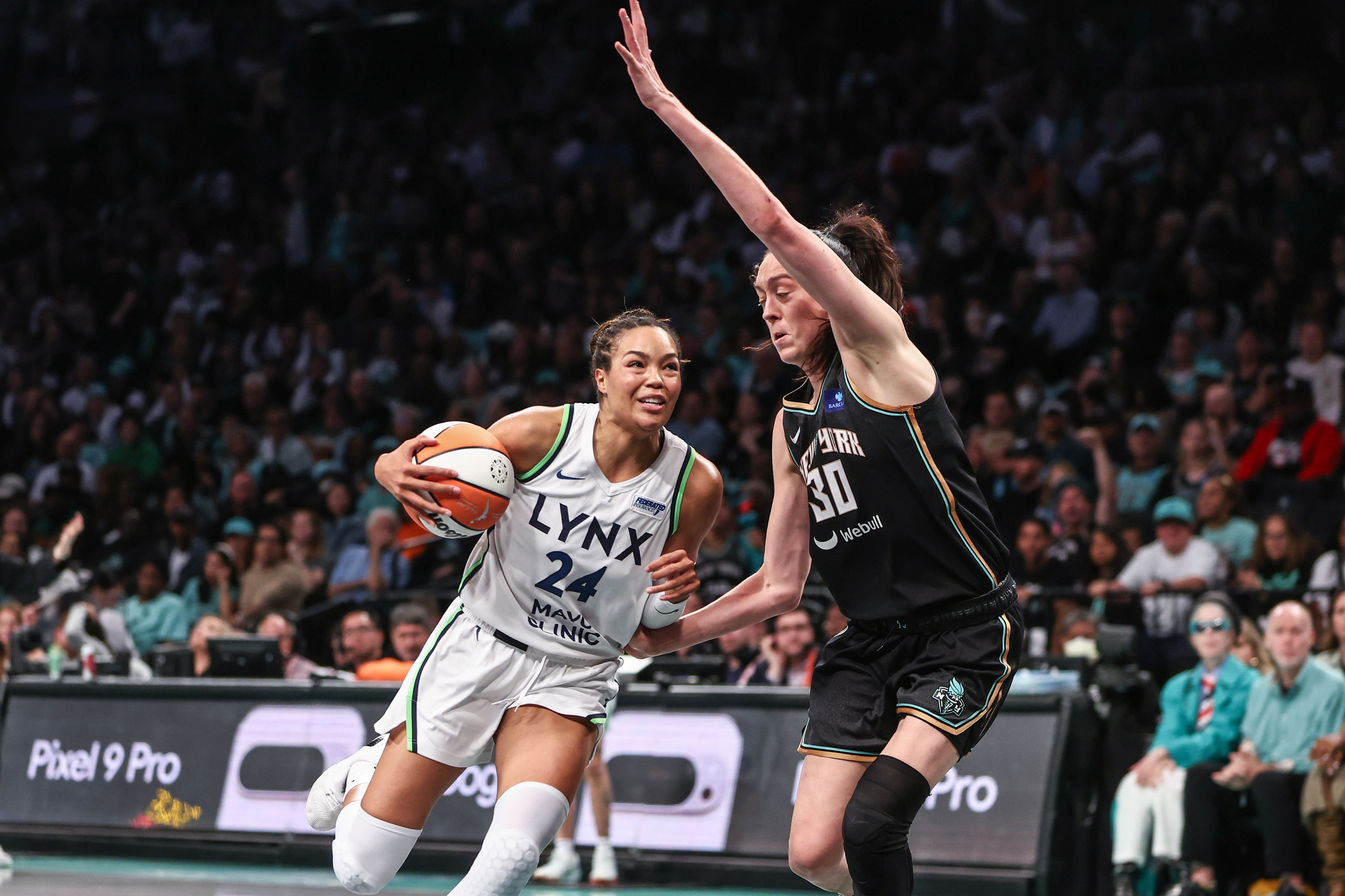 New York Liberty vs Minnesota Lynx predicted starting lineups and depth