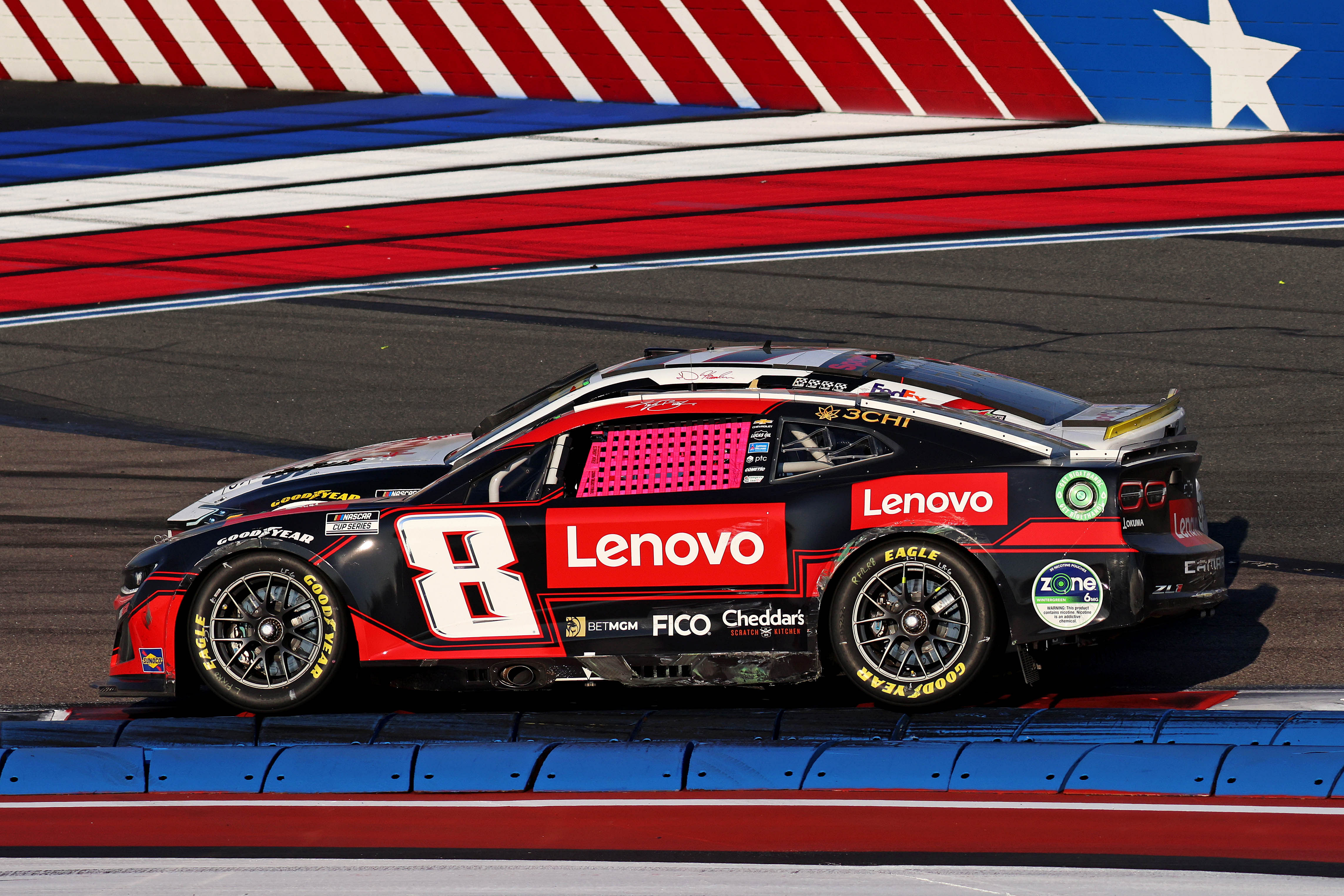 Kyle Busch's No. 8 Richard Childress Racing Chevrolet at the Bank of America Roval 400 (Source: Imagn)