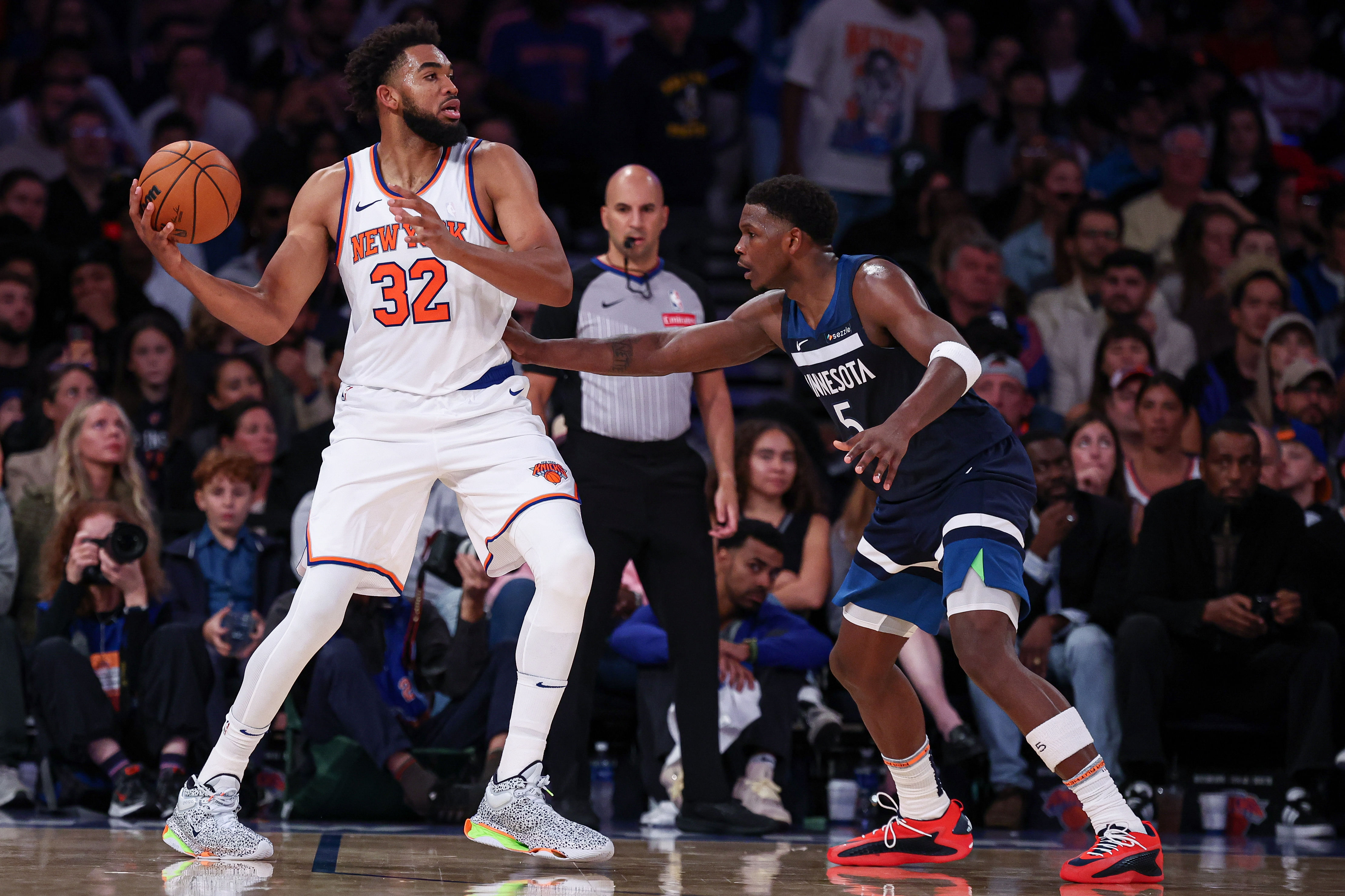 NBA: Preseason-Minnesota Timberwolves at New York Knicks - Source: Imagn