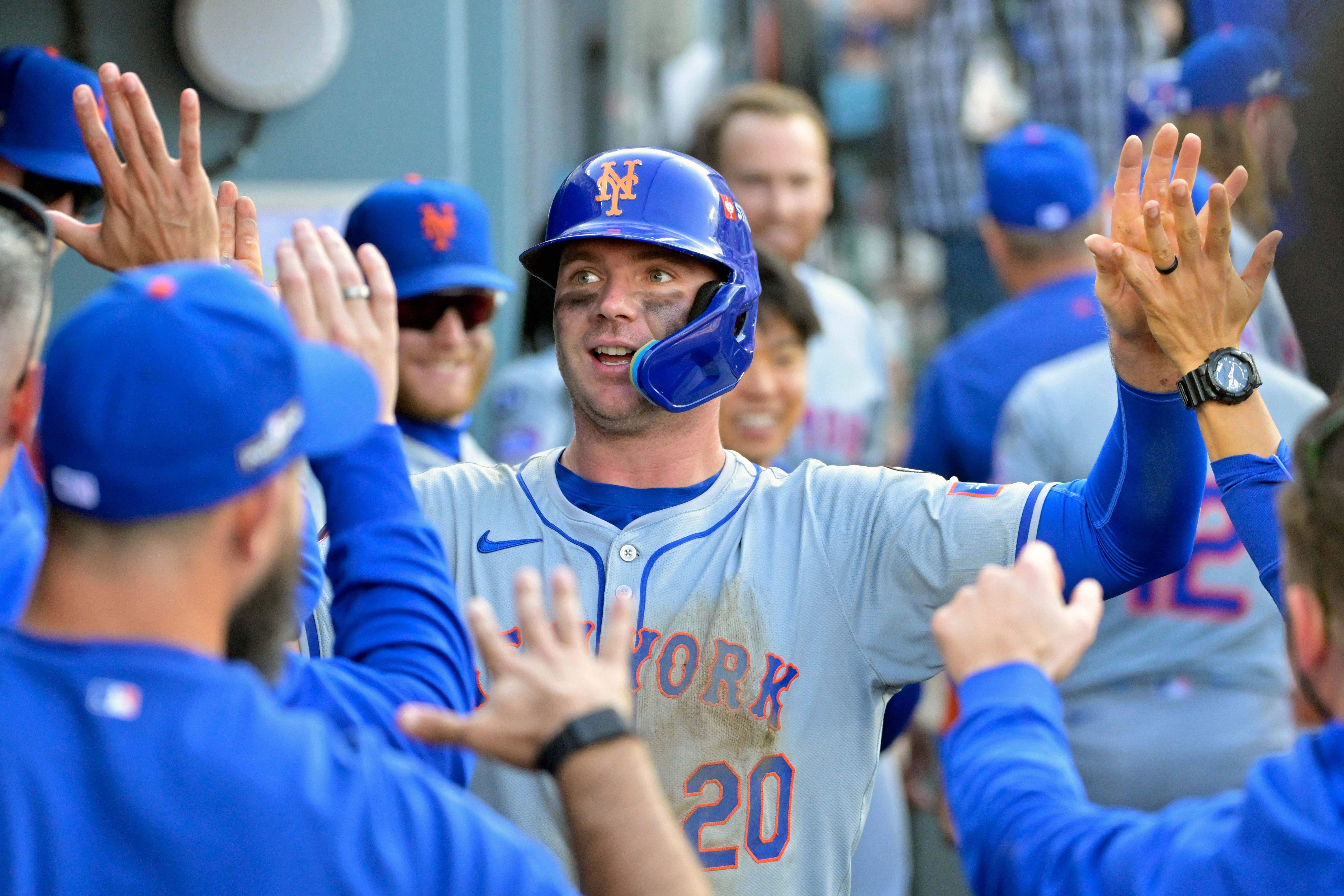 Pete Alonso might hit a home run today (Imagn)