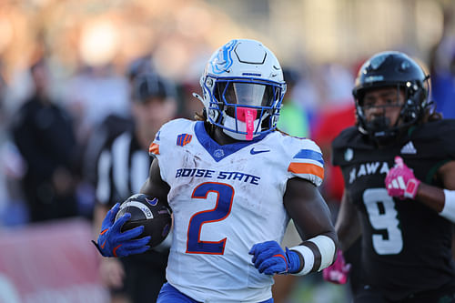 Boise State and RB Ashton Jeanty have a significant college football battle with UNLV this week. (Photo Credit: IMAGN)