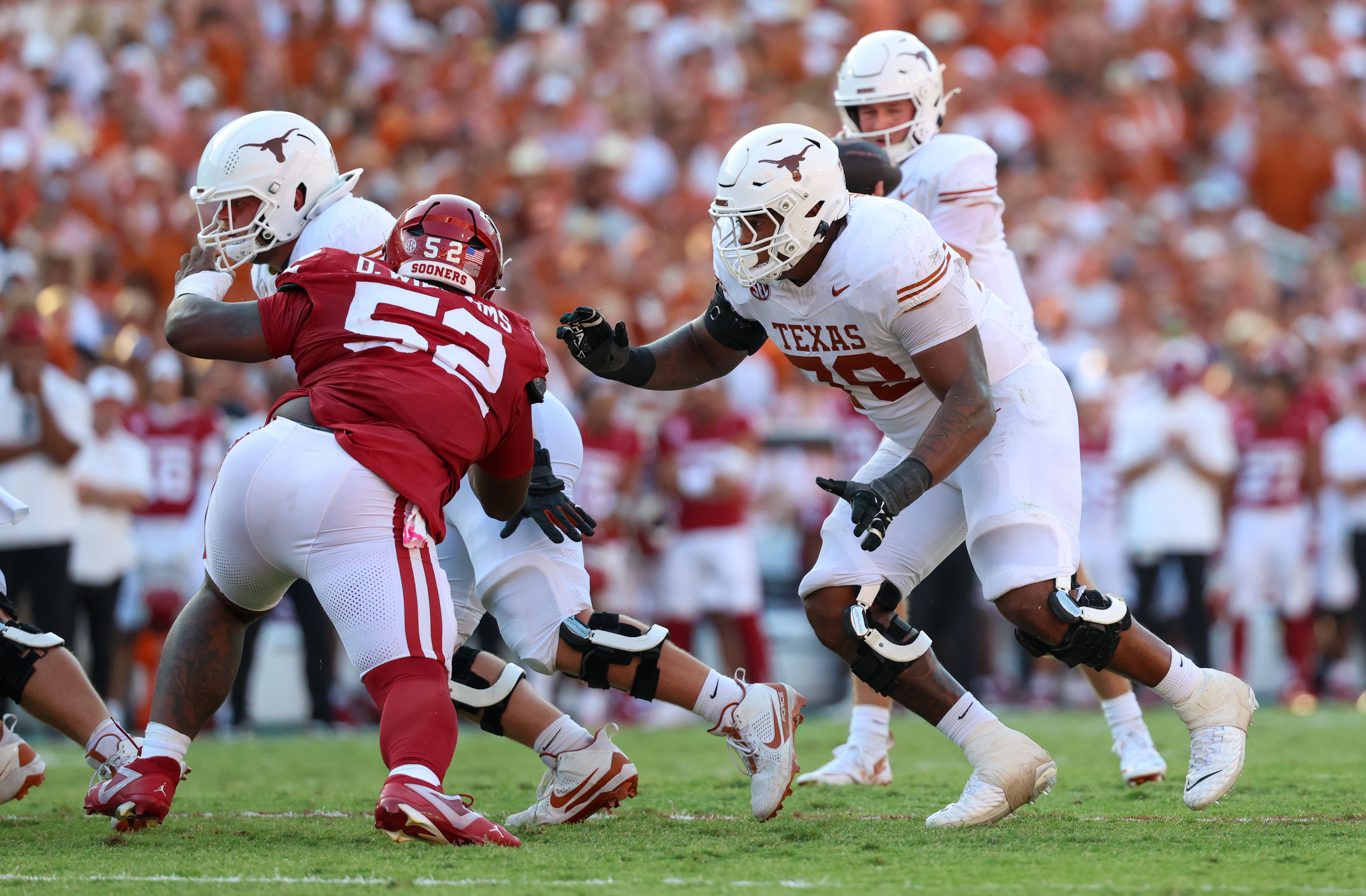 NCAA Football: Texas at Oklahoma (Image Source: IMAGN)