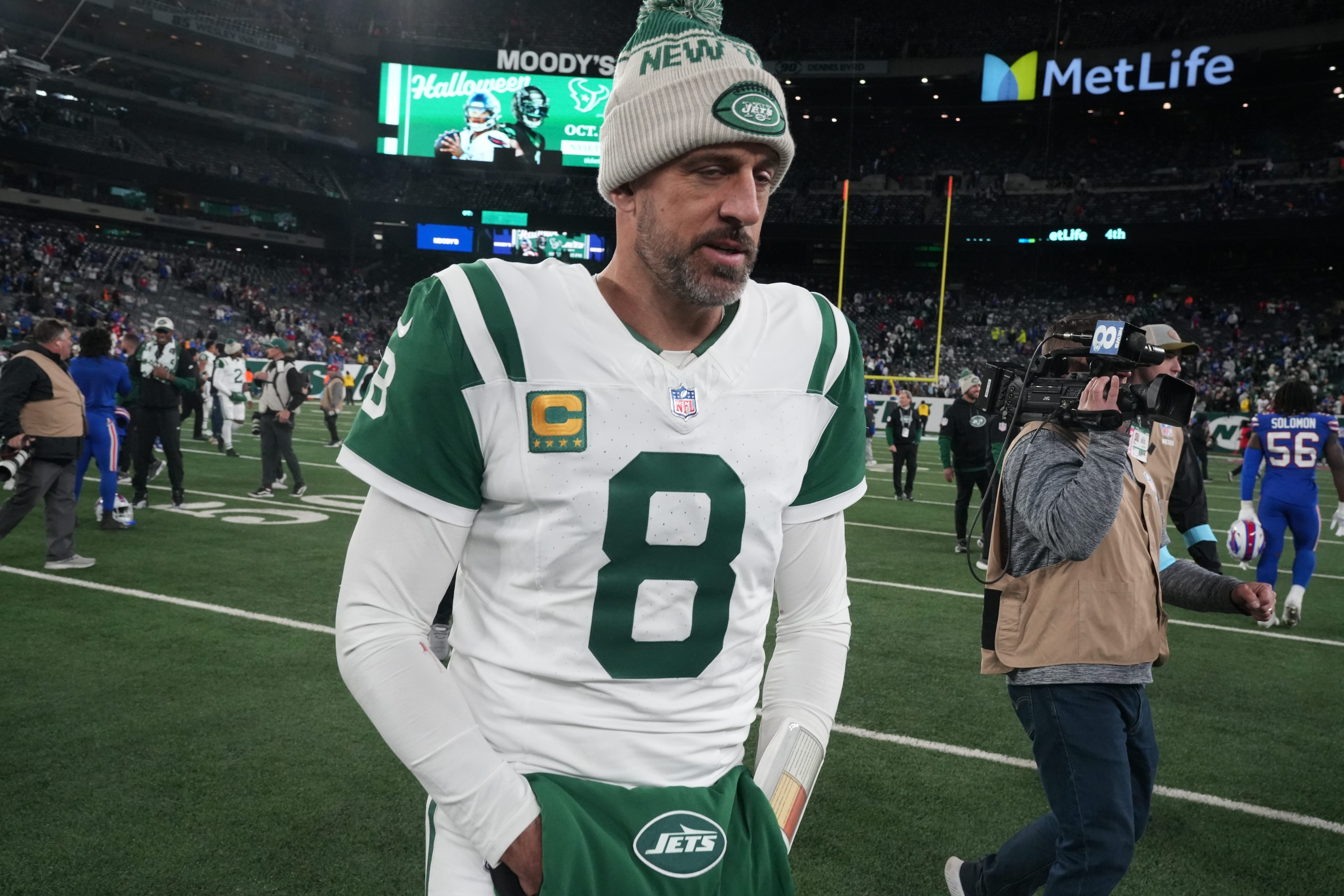 New York Jets QB Aaron Rodgers - Source: Imagn