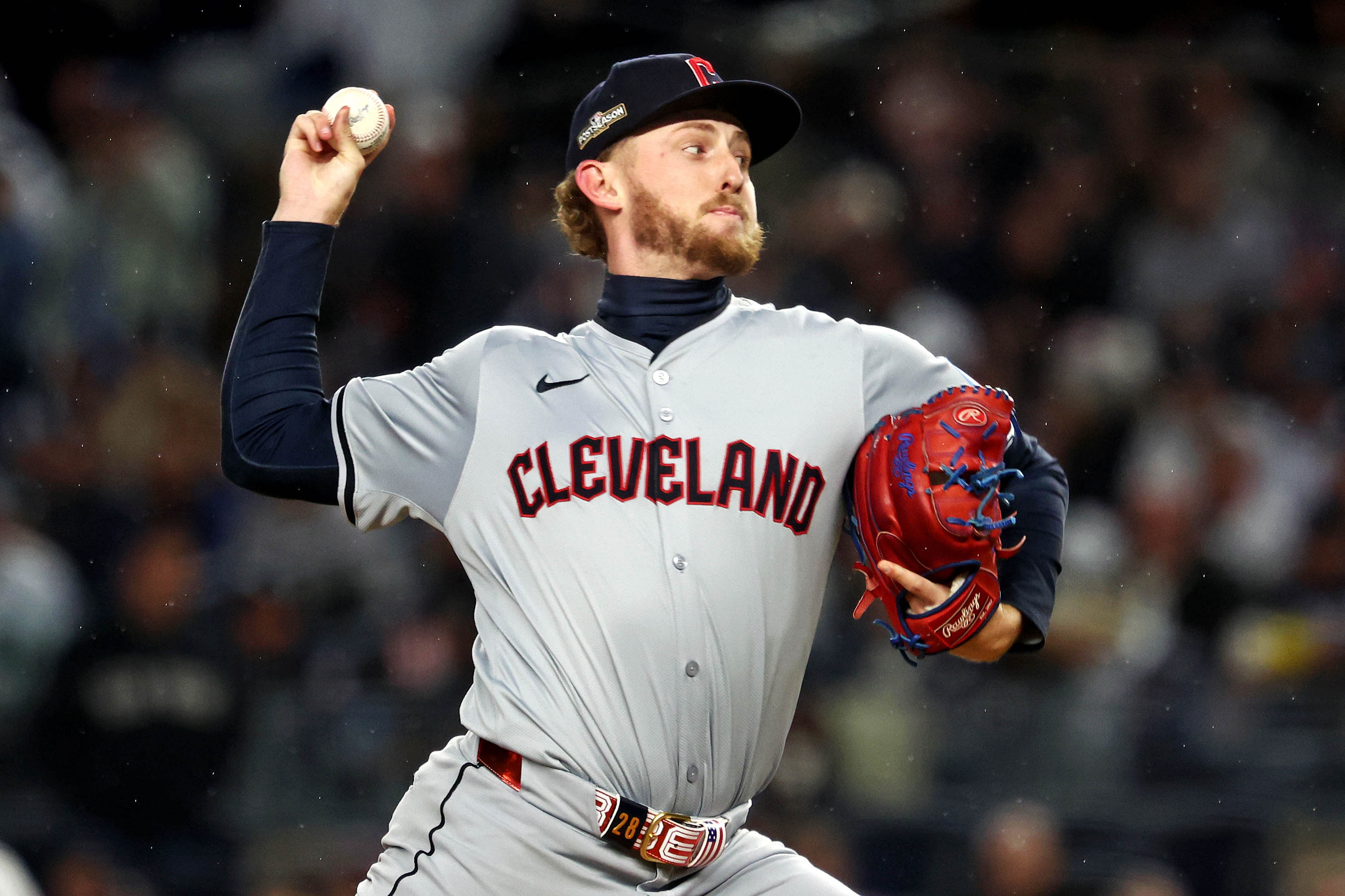 Cleveland Guardian&rsquo;s Tanner Bibee also had a tough outing, giving up 2 runs and 5 hits in just 1.1 innings (Image Source: IMAGN)