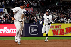 "That was disrespect out of Gleyber Torres" - Aaron Judge jokingly comments on Yankees' 2B tagging up on his homer, says he will 'let this one slide'