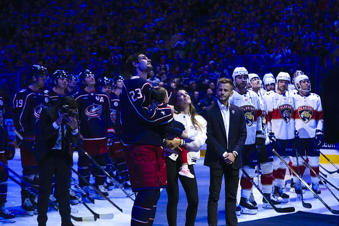 "Beautiful strongest person": Johnny Gaudreau's wife Meredith receives love and support from NHL family