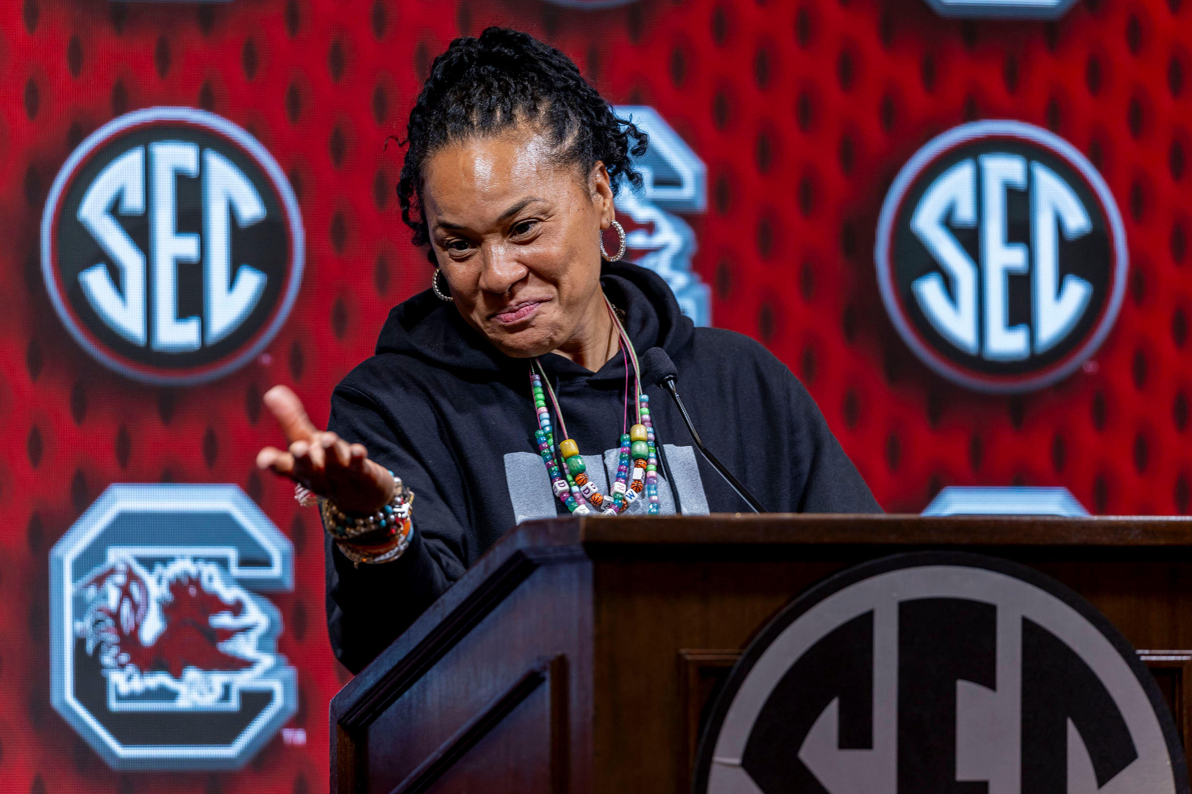 Dawn Staley and her staff assembled a strong 2024 signing class (image credit: IMAGN)