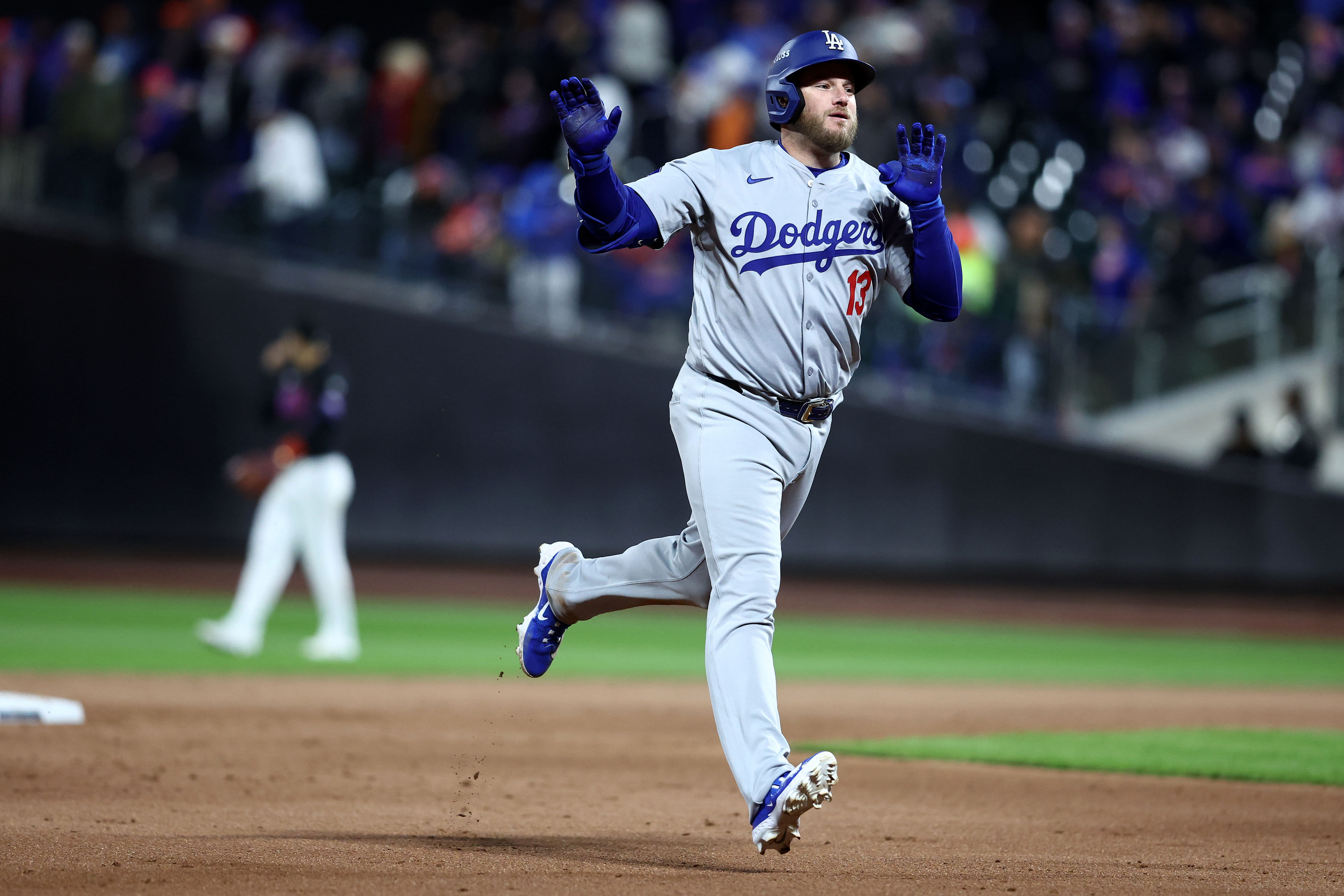 Max Muncy has a new MLB postseason record (Imagn)