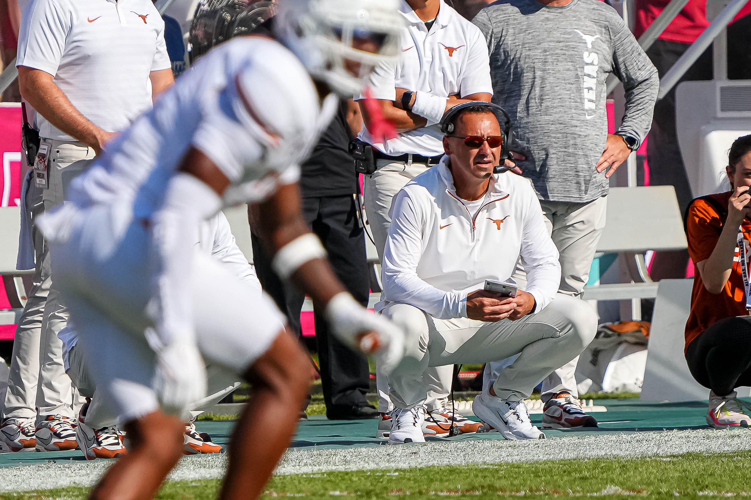 Texas Longhorns head coach Steve Sarkisian - Source: Imagn