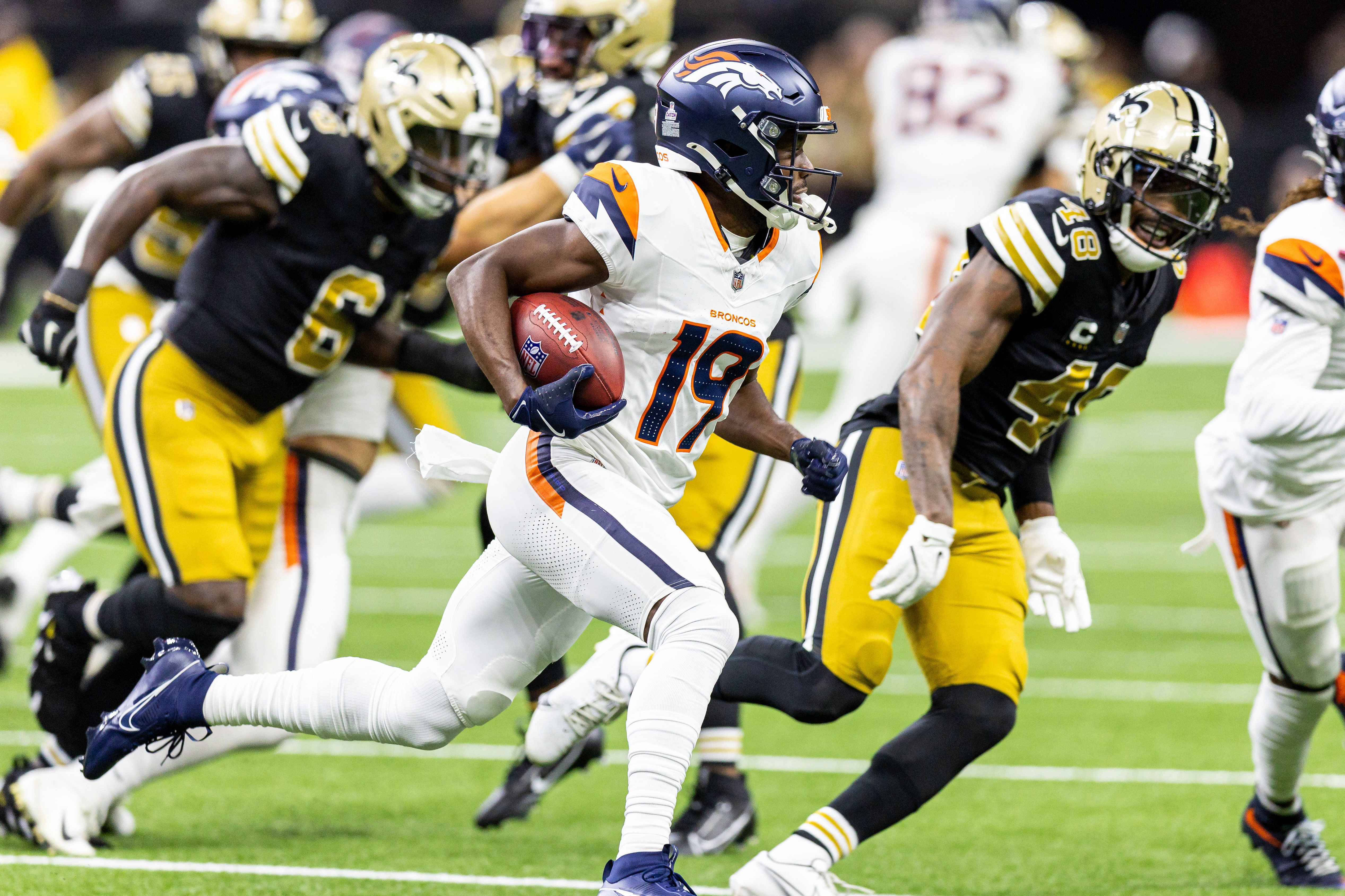 Denver Broncos vs New Orleans Saints Box score, player stats and