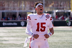 “What a loser”- CFB fans left unimpressed with Nebraska QB Dylan Raiola’s continued Patrick Mahomes impersonation in Week 9