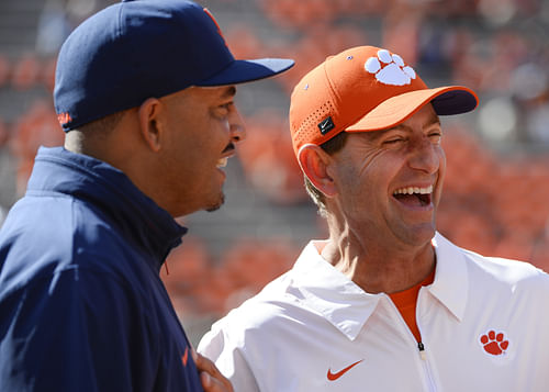 Dabo Swinney and Clemson might be the ACC's second CFP team. (Photo Credit: IMAGN)