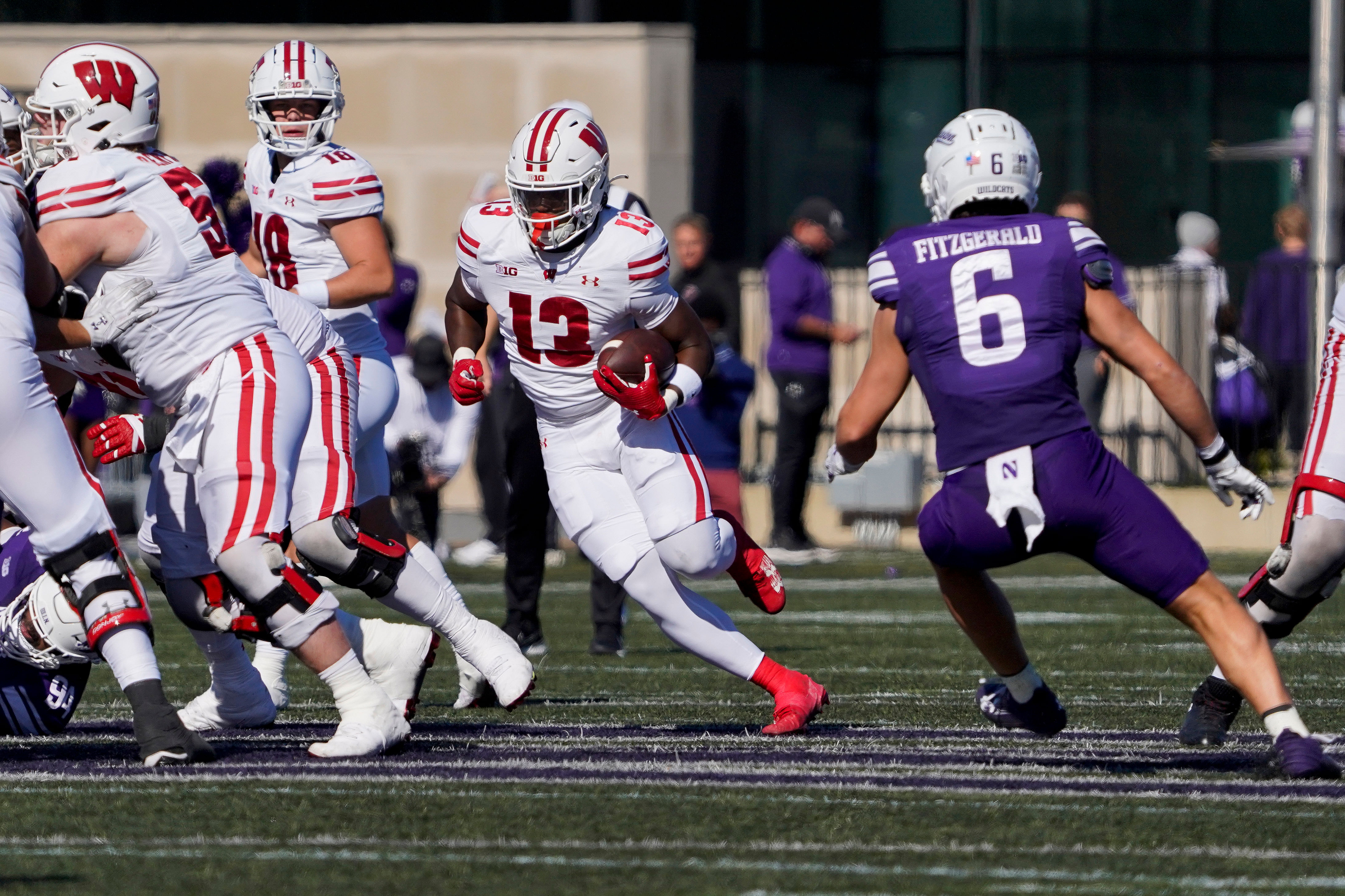 NCAA Football: Wisconsin at Northwestern - Source: Imagn