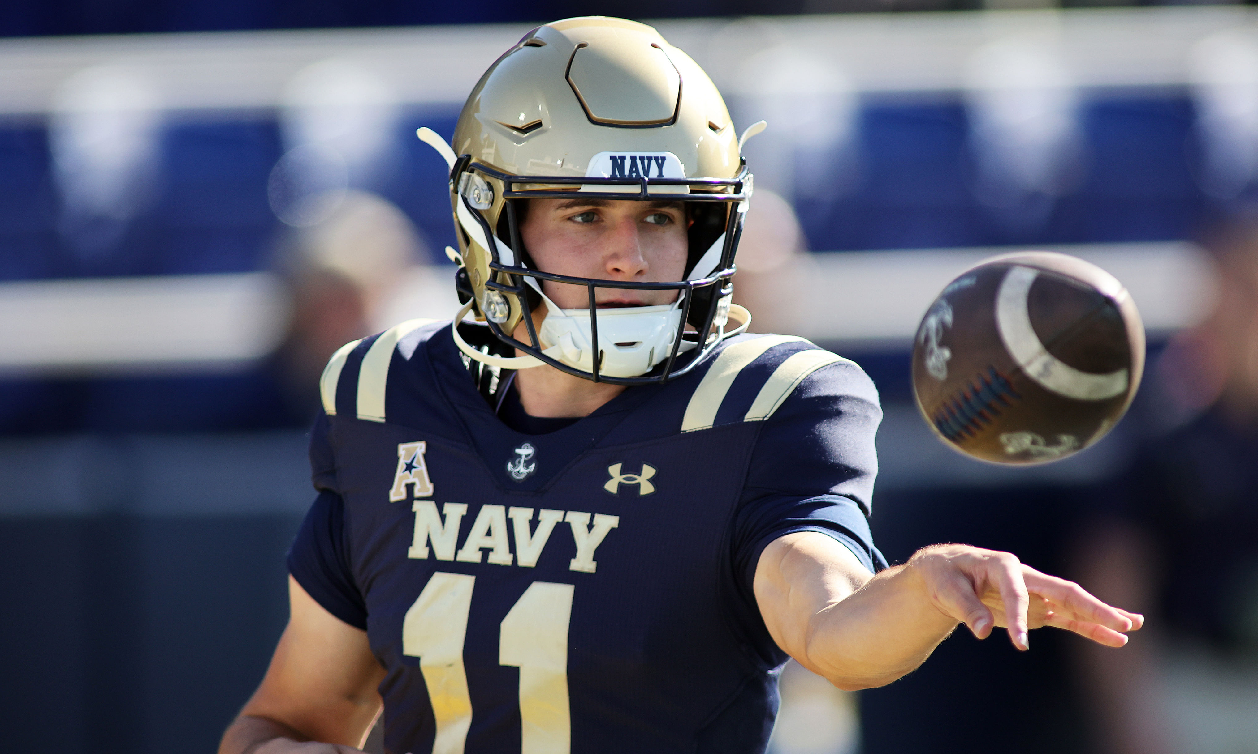 Navy QB Blake Horvath - Source: Imagn