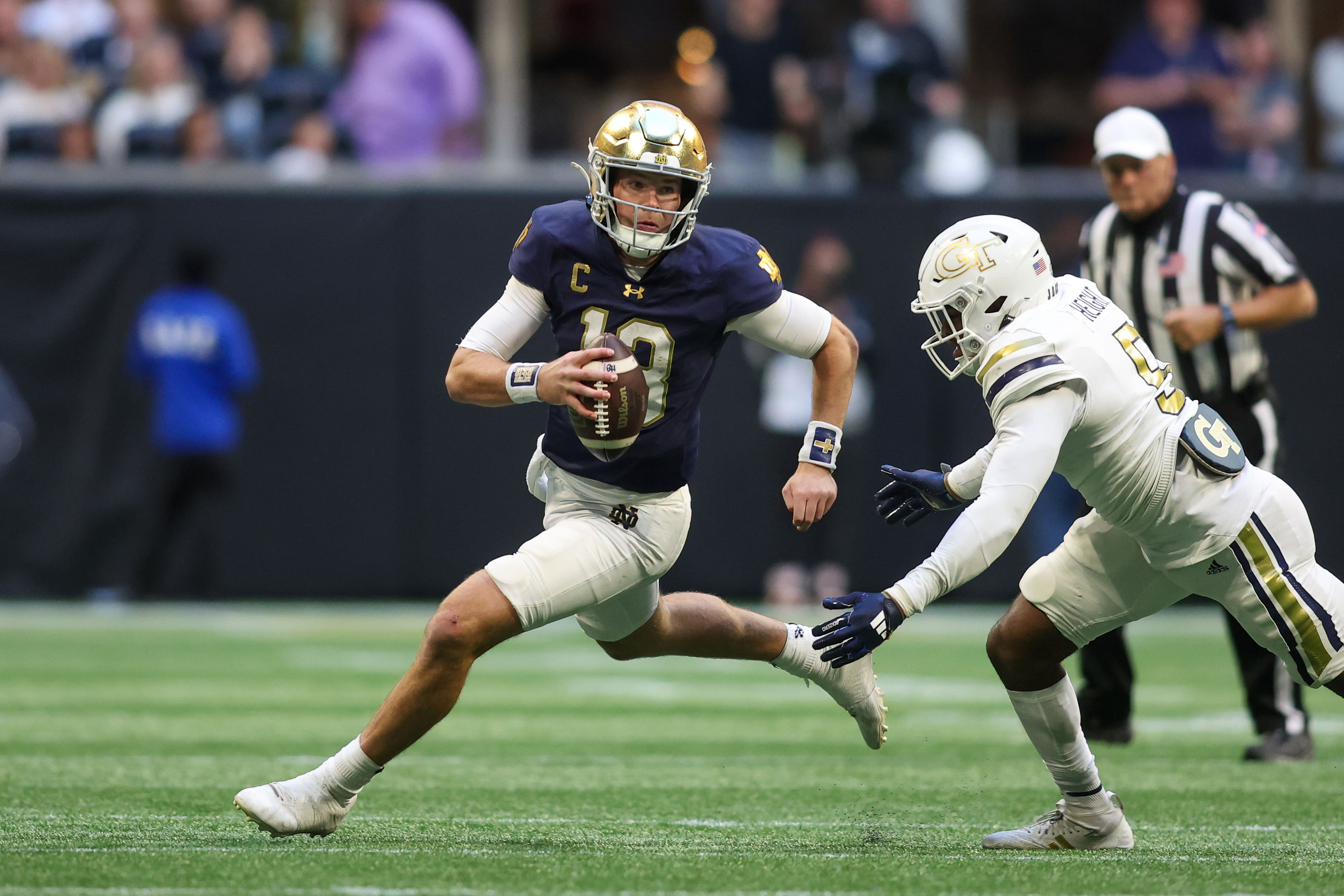 NCAA Football: Notre Dame at Georgia Tech - Source: Imagn