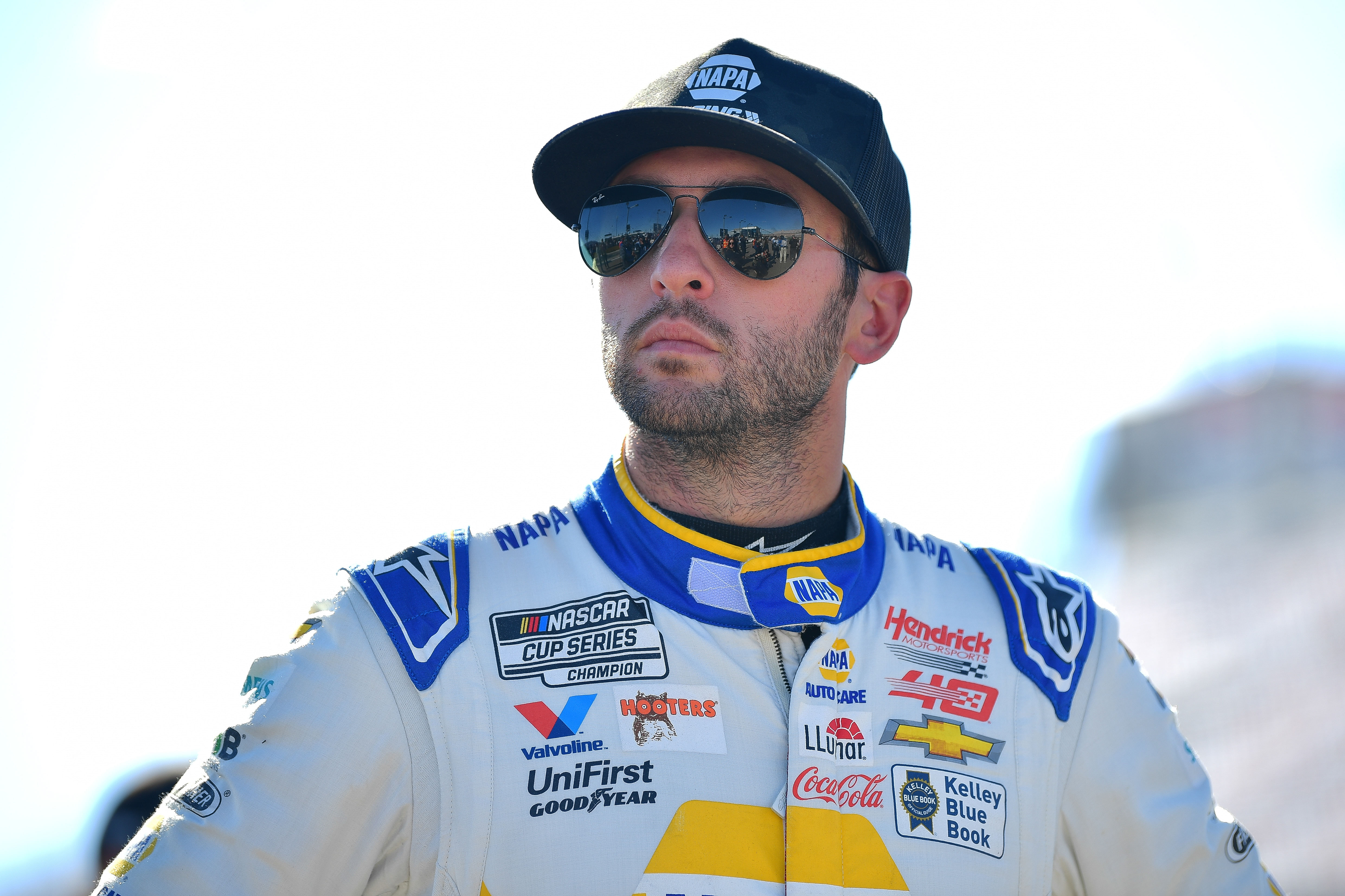 Chase Elliott during qualifying for the South Point 400 at Las Vegas Motor Speedway - Source: Imagn