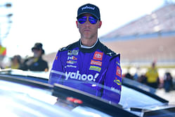 Denny Hamlin makes feeling known on sacrificing for teammate Christopher Bell, just as Blaney did for Logano