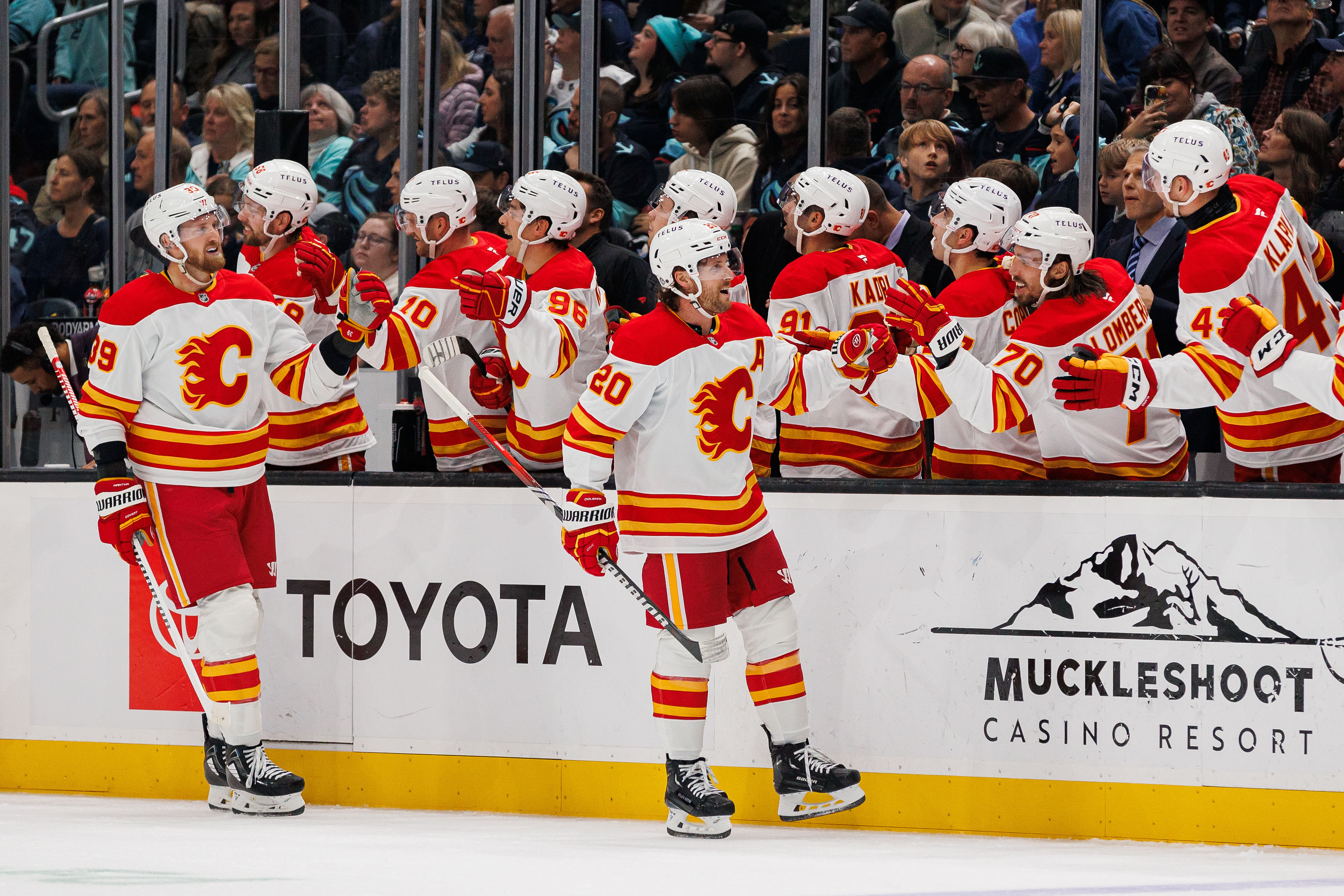 NHL: Calgary Flames at Seattle Kraken - Source: Imagn