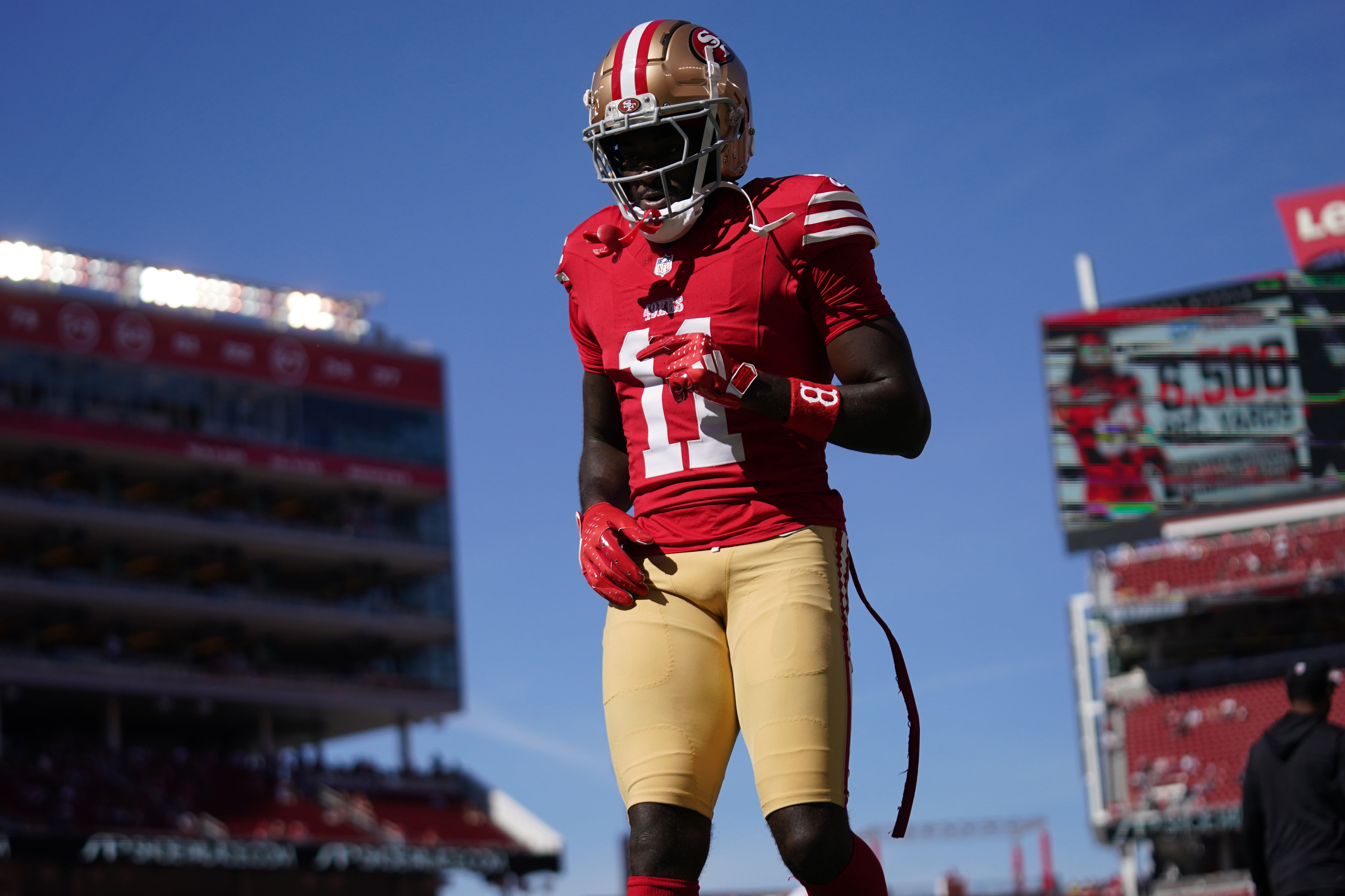 Brandon Aiyuk at Kansas City Chiefs at San Francisco 49ers - Source: Imagn