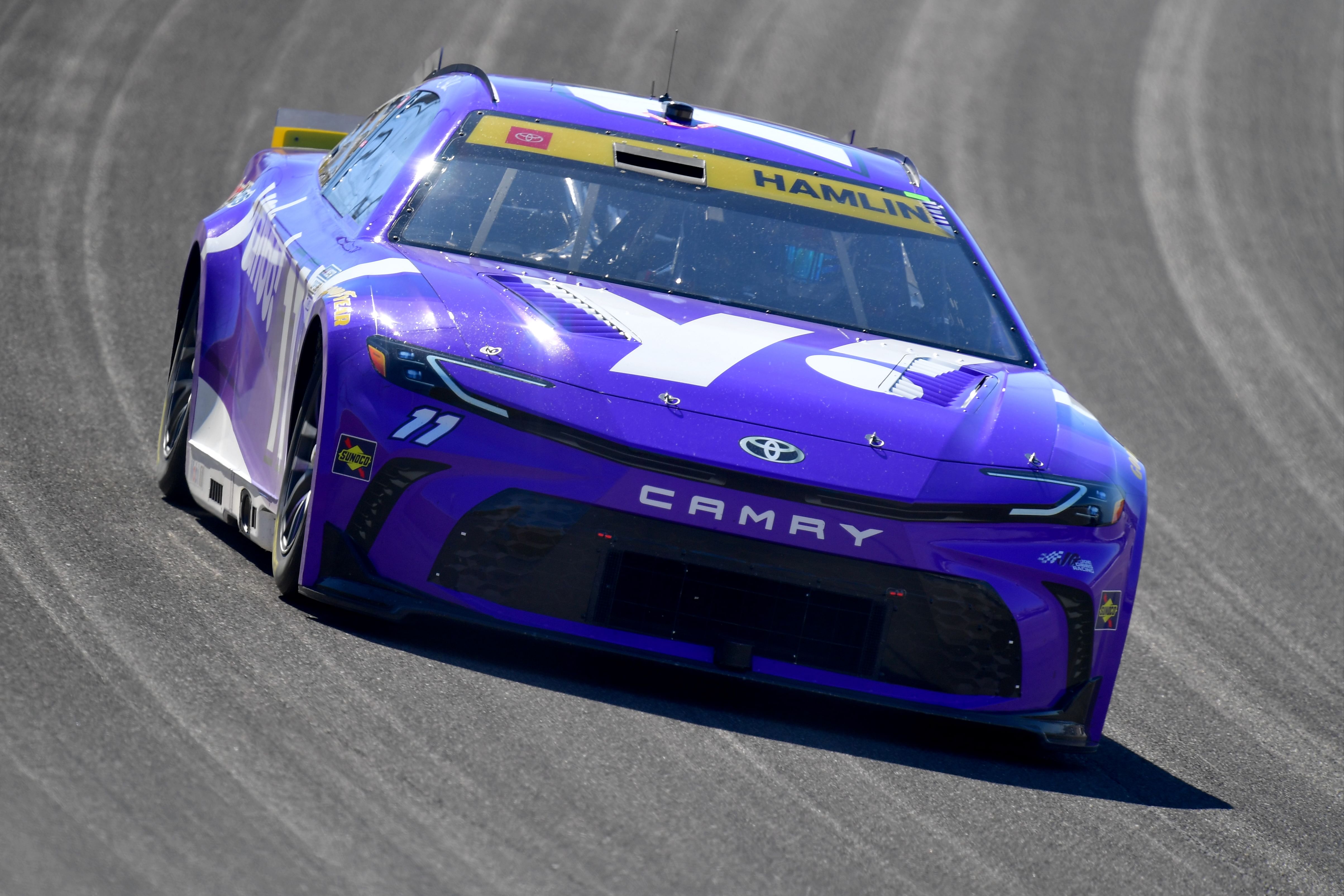 Denny Hamlin in the No.11 Toyota at the South Point 400 - Source: Imagn