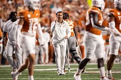 "Texas throws beers, Ewers throws picks": Massive sign at Vanderbilt University acts as perfect bulletin board material for Longhorns